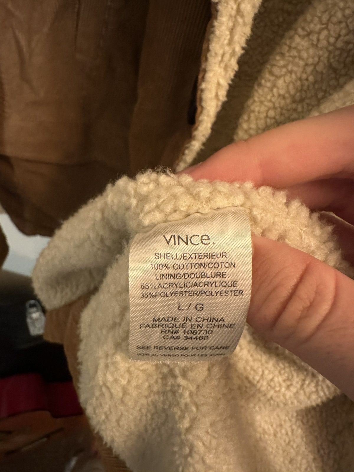 Vince Corduroy Vince Fleece Coat Size US L / EU 52-54 / 3 - 5 Thumbnail
