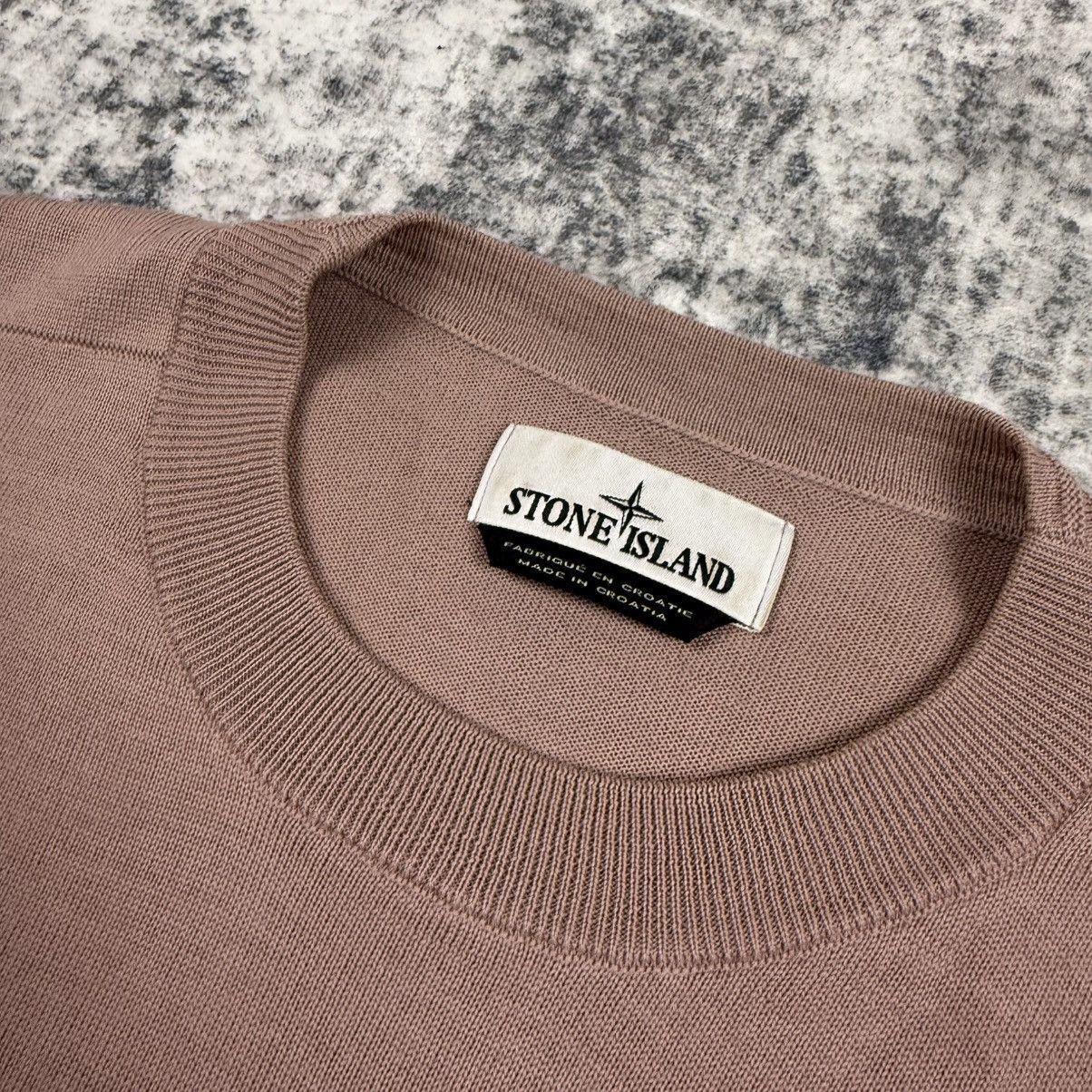 Stone Island Stone Island Dust Pink Crewneck Knit Sweater Size US M / EU 48-50 / 2 - 6 Thumbnail