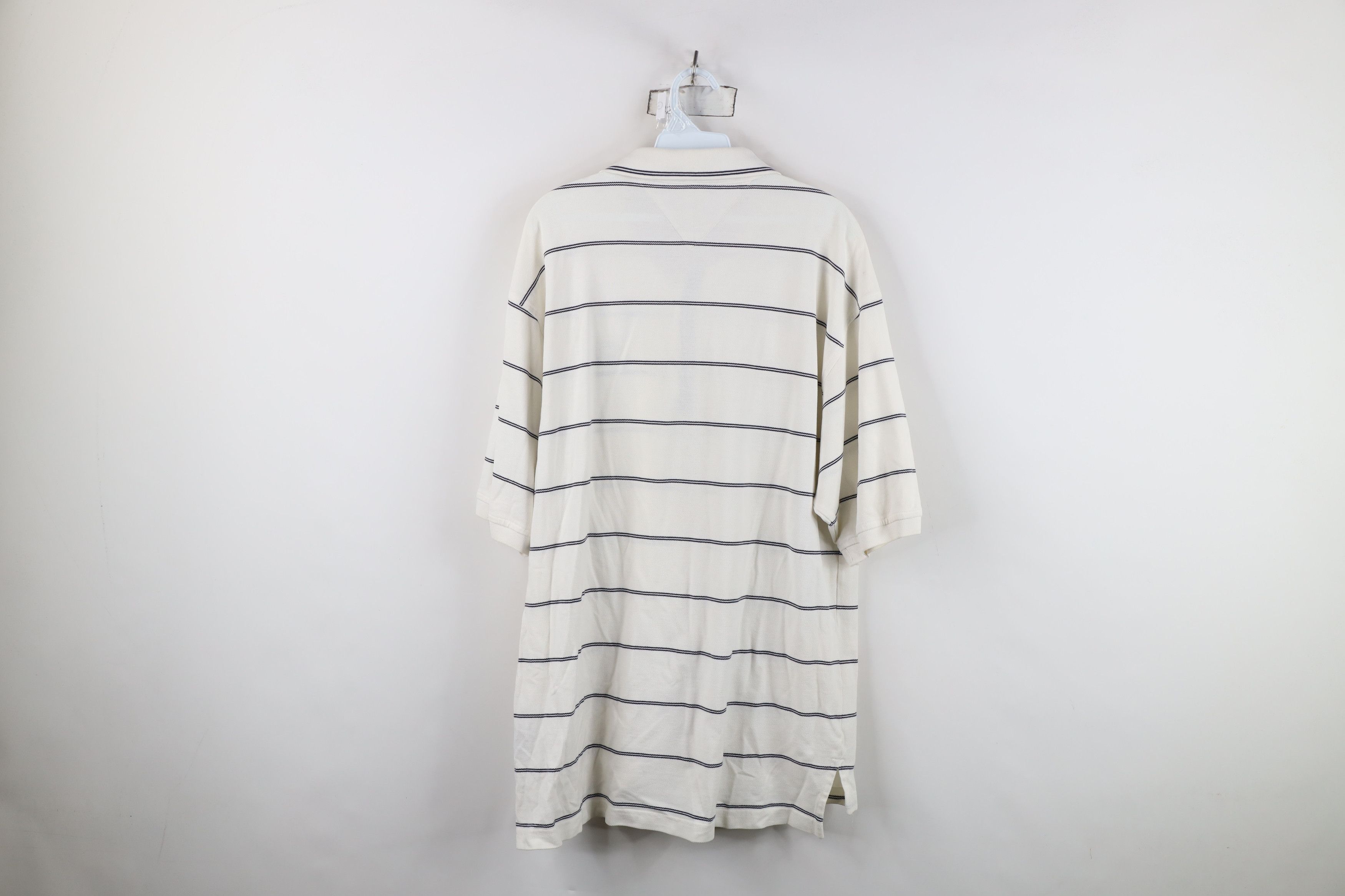Tommy Hilfiger Vintage 90s Tommy Hilfiger Golf Pique Cotton Knit Polo Shirt Size US XL / EU 56 / 4 - 13 Thumbnail