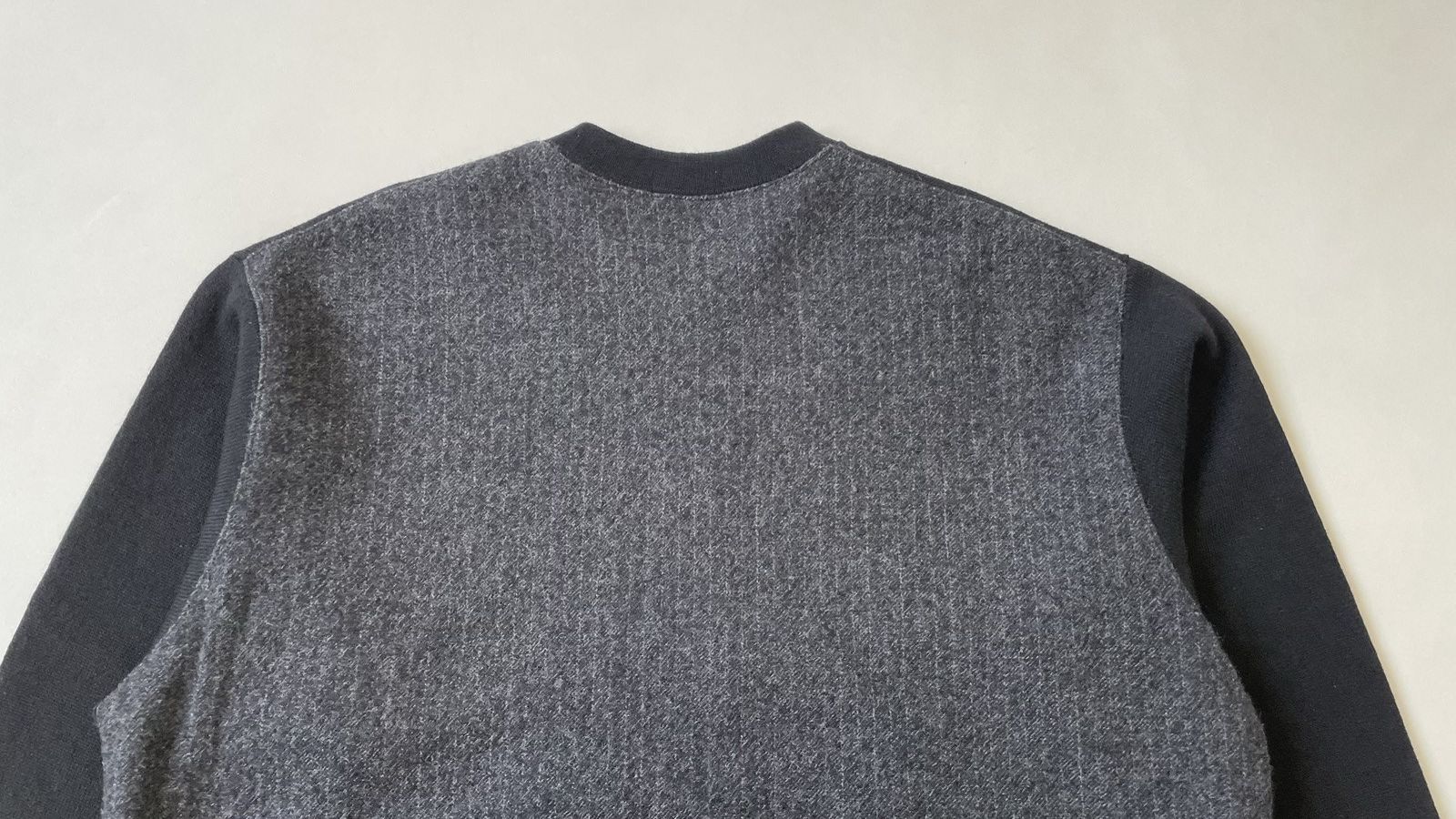 Comme des Garcons A/W 23 Boxy Fit Black Wool Zip Sweater Size US L / EU 52-54 / 3 - 13 Thumbnail