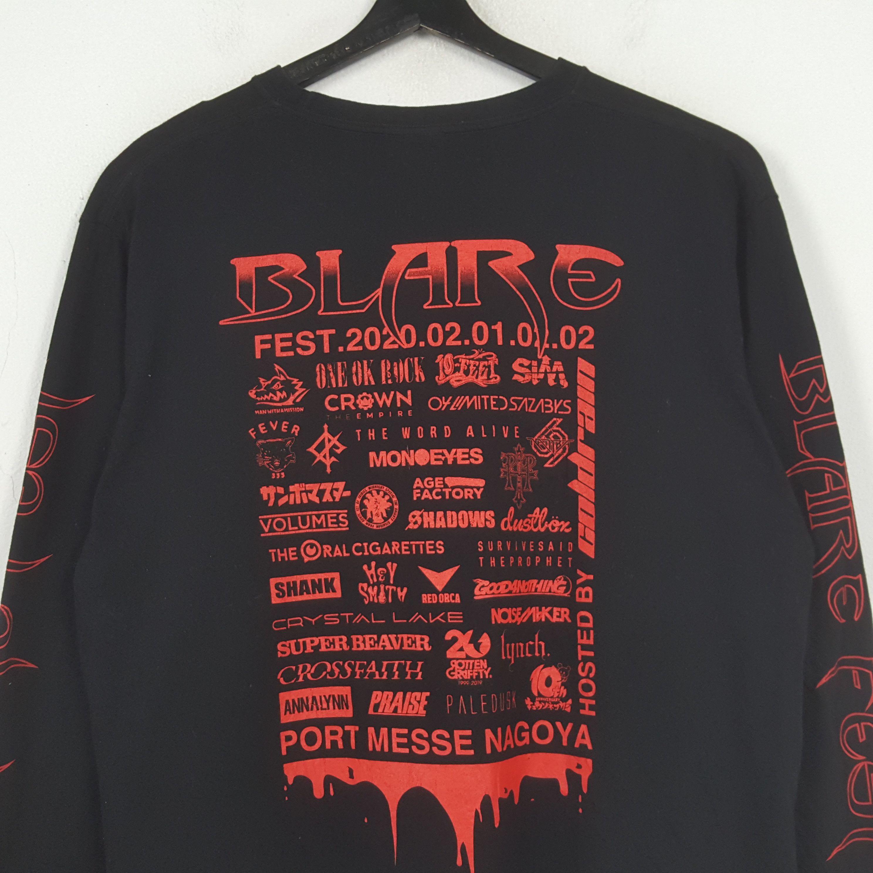 Band Tees BLARE Fest Japanese Music Festival Tshirt 31 Size US XL / EU 56 / 4 - 2 Thumbnail