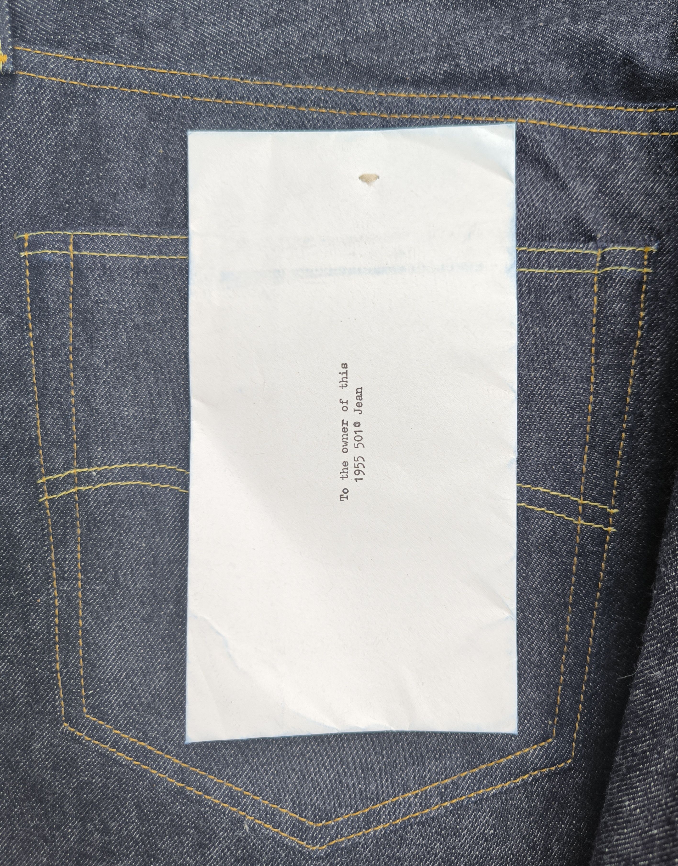 Levi's Vintage Clothing Levi's Vintage Clothing (LVC) 1955 501xx big E selvedge Size US 38 / EU 54 - 14 Thumbnail