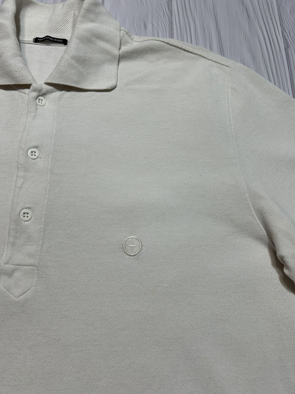 Stone Island Vintage Rare Made By Stone Island Polo Shirt Size US XXL / EU 58 / 5 - 6 Thumbnail