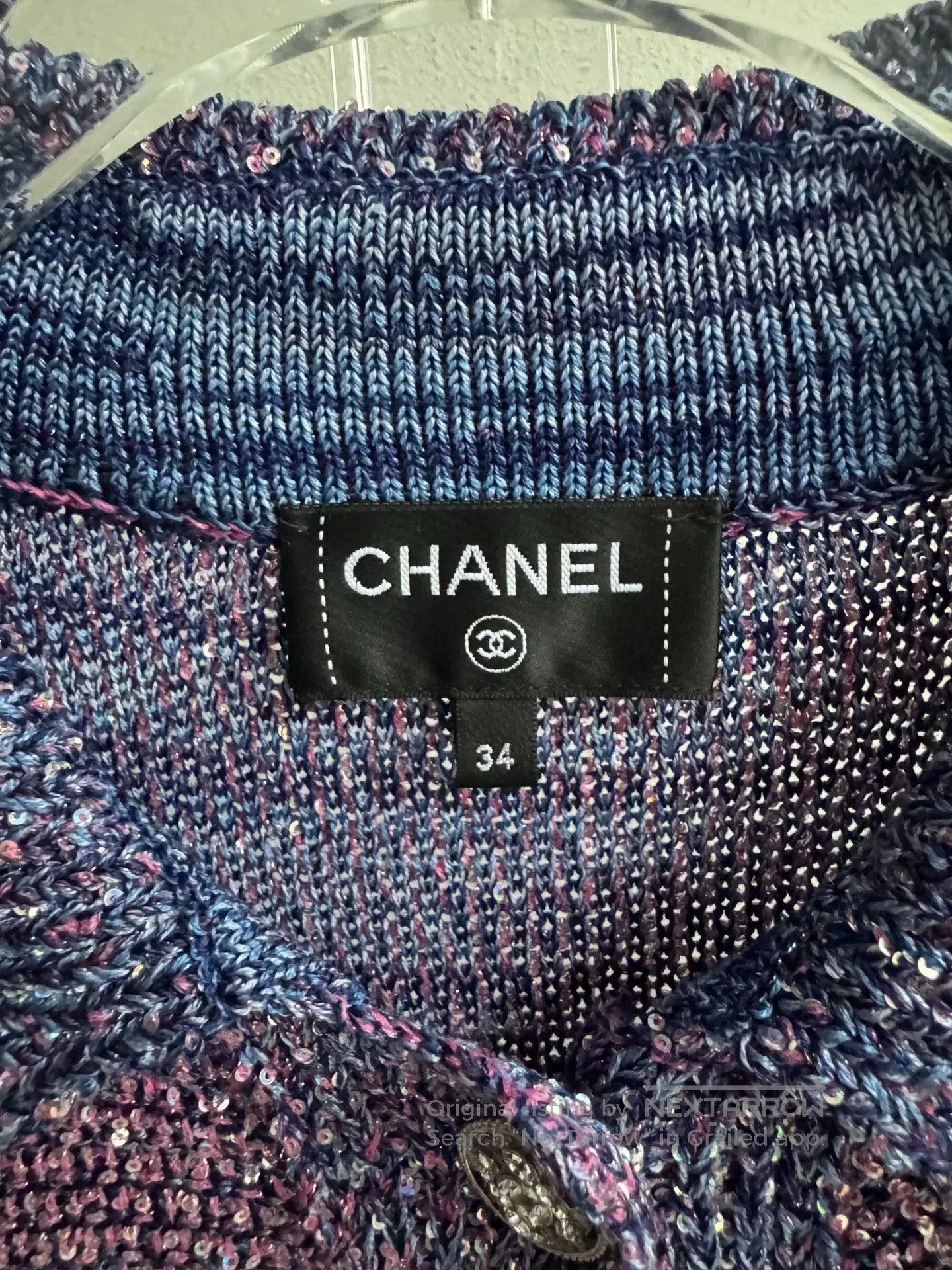 Chanel Chanel 23P Sequin Jacket. Size XXS / US 00 / IT 34 - 4 Thumbnail