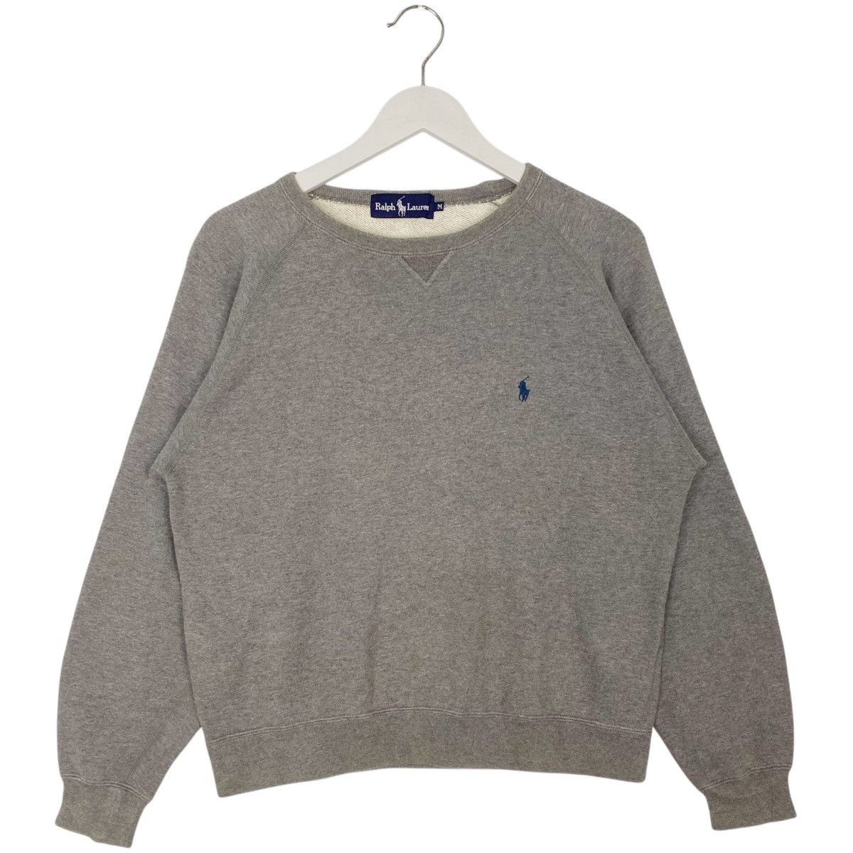 Vintage Polo Ralph Lauren Pony Sweatshirt Crewneck Gray
