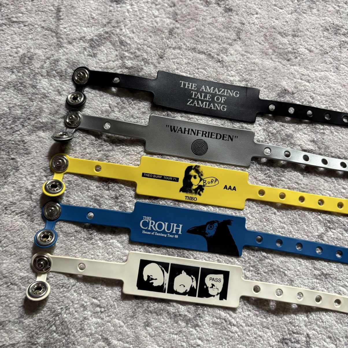 Undercover Undercover SS06 “T” Parody Festival Concert Wristbands