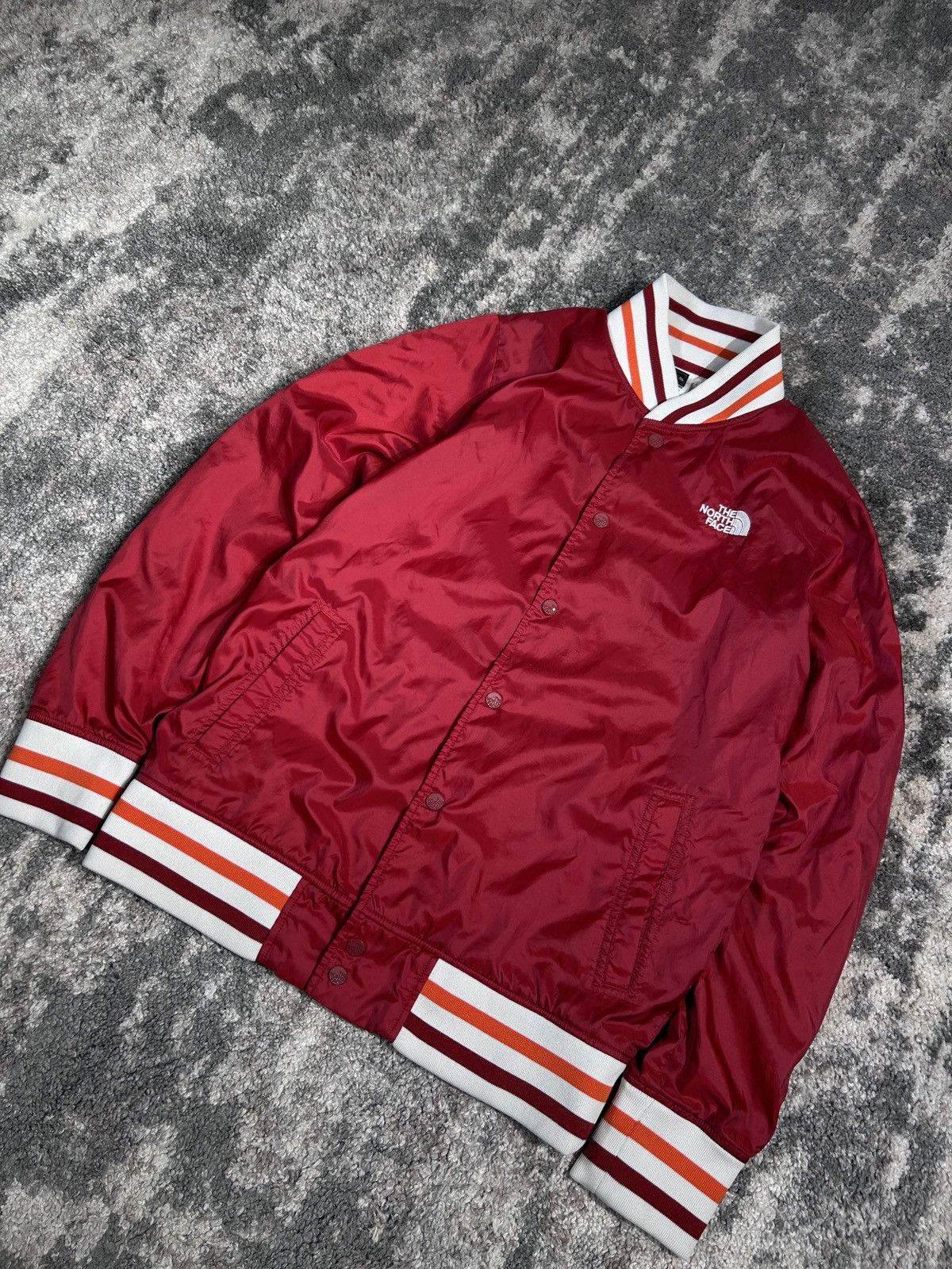 The North Face × Vintage The North Face Varsity Bomber Jacket / S Size US S / EU 44-46 / 1 - 3 Thumbnail