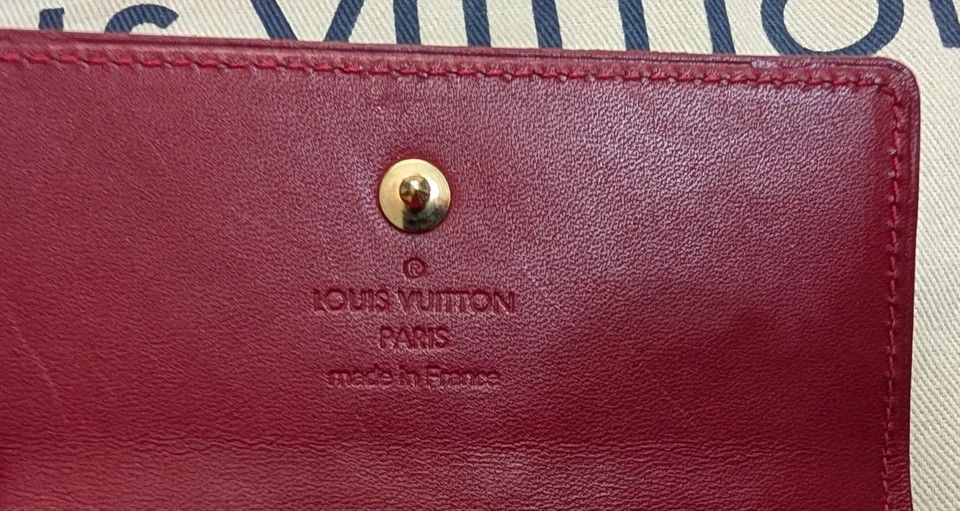 Louis Vuitton Louis Vuitton Wallet Monogram VERNIS Leather Pomme D'amour Size ONE SIZE - 4 Thumbnail