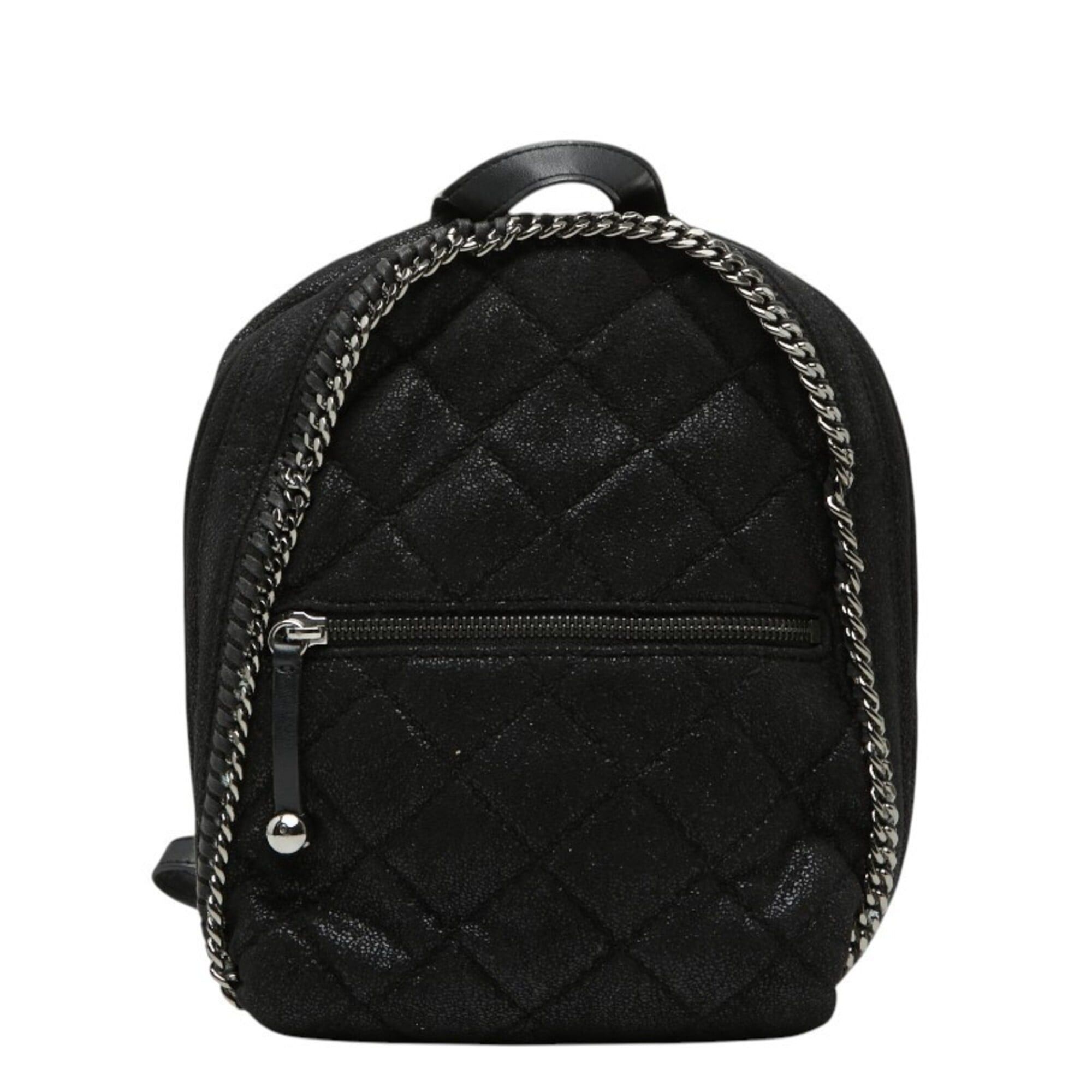Stella McCartney Stella McCartney Falabella Backpack, Black Polyester Leather, Women's. Size ONE SIZE - 1 Thumbnail