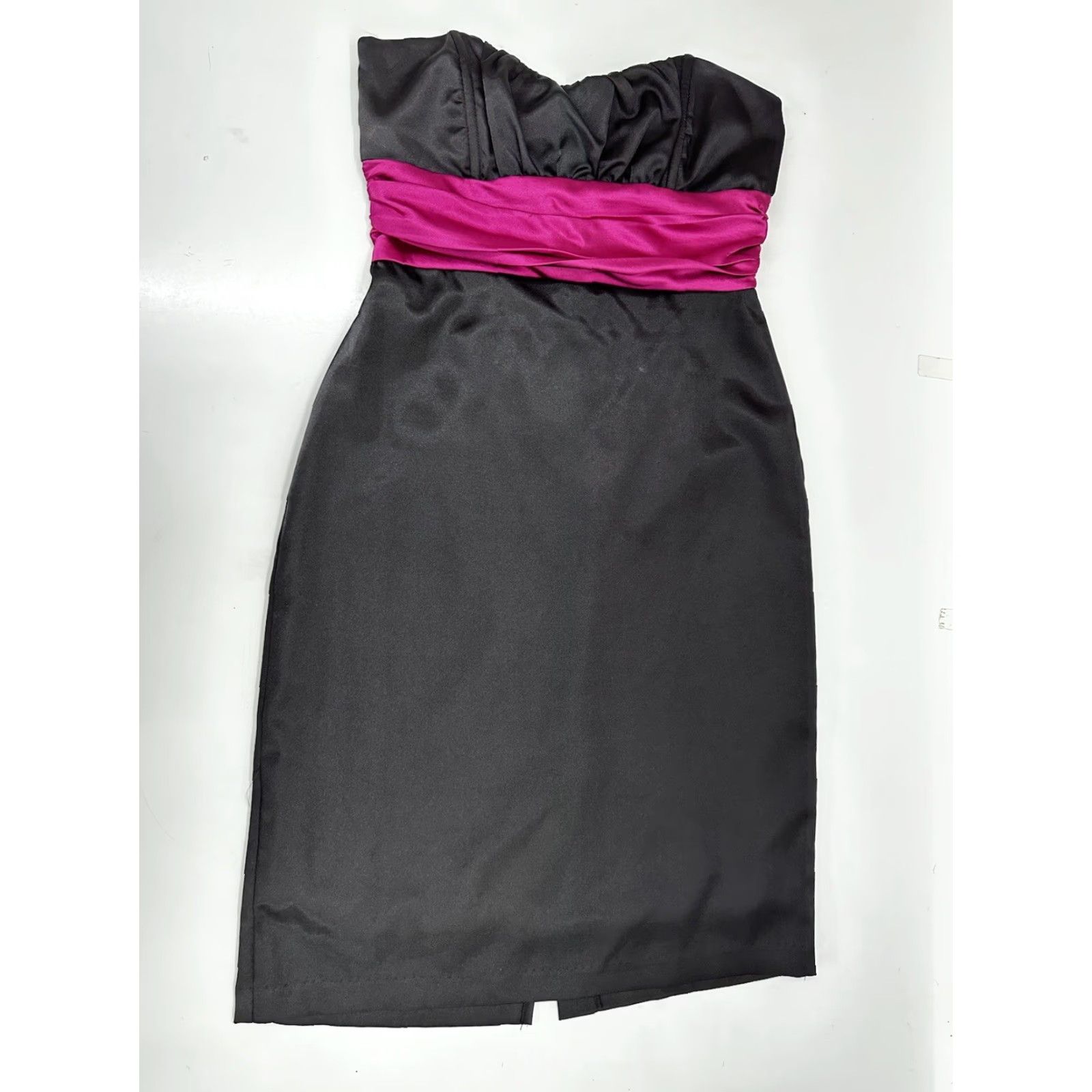 Vintage Speechless Womens Juniors Dress Small Black Strapless Mini Y2K Homecoming Dress Size S / US 4 / IT 40 - 2 Thumbnail