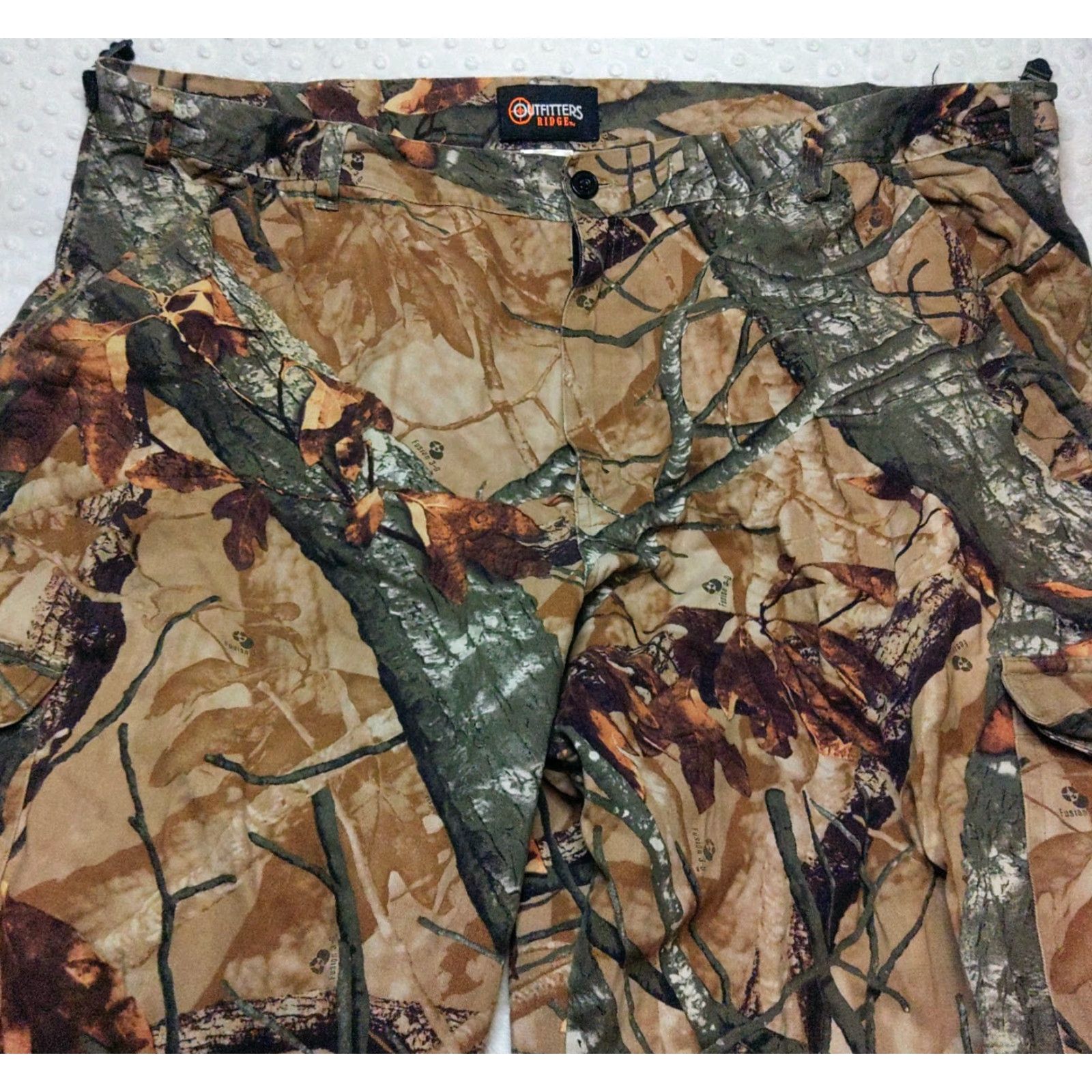 Vintage Outfitters Ridge Pants Mens 3XL Camo Fusion 3-D Cargo Hunting Cotton Zip Fly Pants Casual Workwear Travel Camouflage 3D Army Nature Mens Size US 39 - 4 Thumbnail