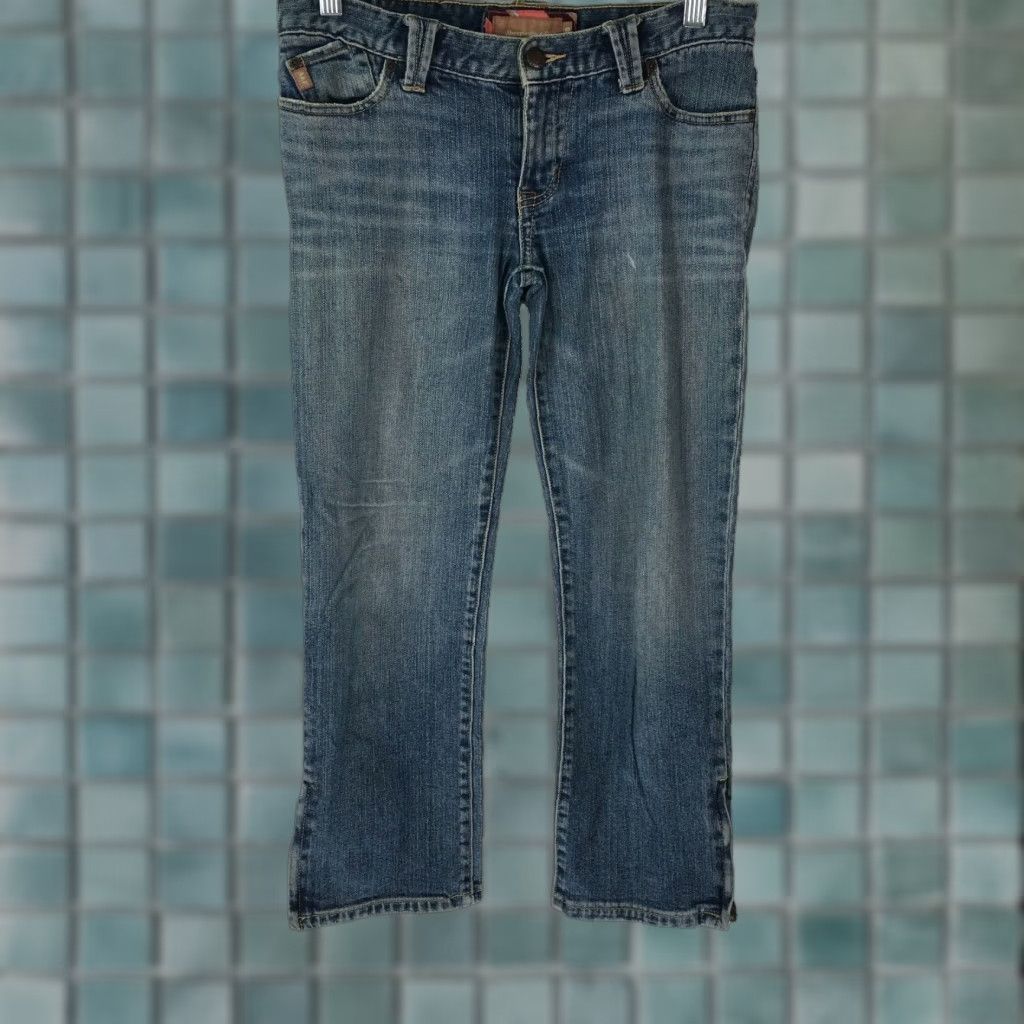Abercrombie & Fitch VINTAGE Abercrombie & Fitch Womens Jeans Straight Denim 5-Pocket Regular Low Rise Blue Size 0 30x25 Size 25" / US 0 / IT 36 - 1 Thumbnail