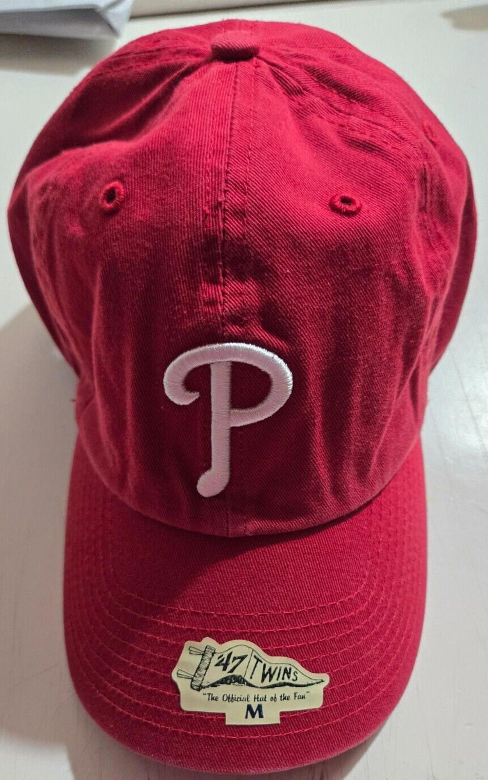 47 47 Forty-Seven Baseball Cap Hat Dark Red Phillies M NWT Size ONE SIZE - 1 Thumbnail