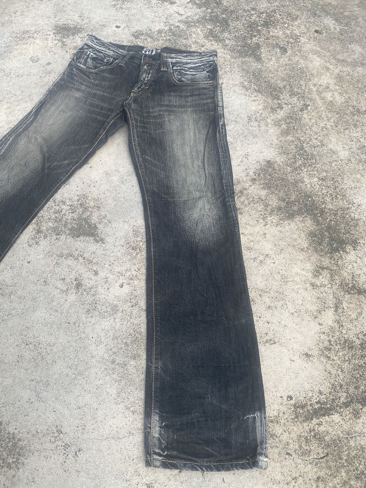 Edwin × Vintage Vintage y2k Edwin Clawmark Straightcut Jeans Size US 31 - 3 Thumbnail
