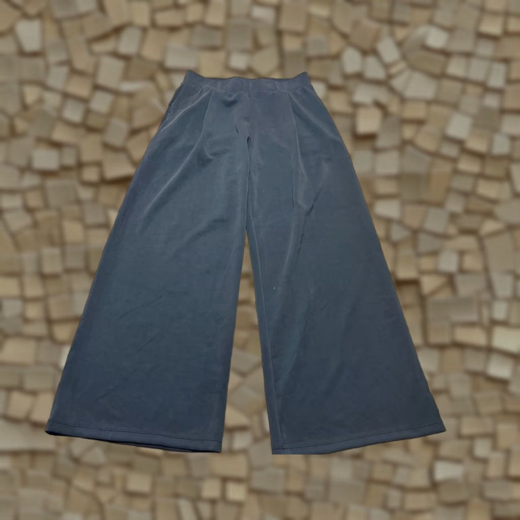 Vintage Ododos Pants Women's XL Black Pull On Wide Leg Casual Outdoor Size 40" / US 18 - 1 Thumbnail