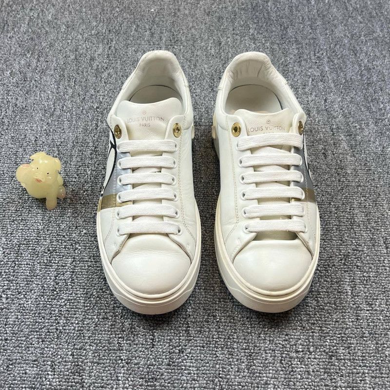 Louis Vuitton Louis Vuitton Classic Logo Round Toe Sneakers - Size US 6.5 / EU 39-40 - 2 Thumbnail