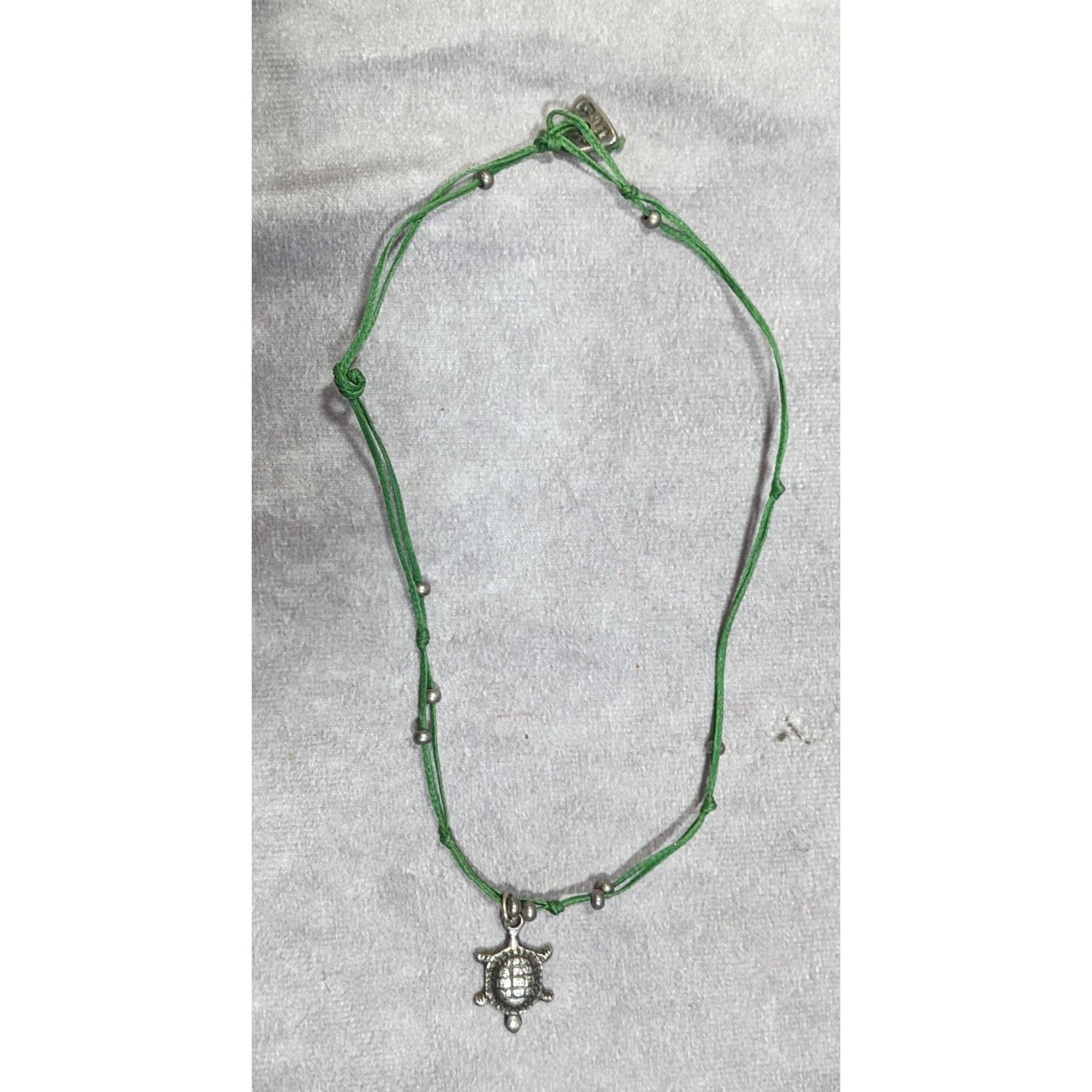 Other Minimalist Beachy Green And Silver Tone Turtle Necklace Size ONE SIZE - 5 Thumbnail