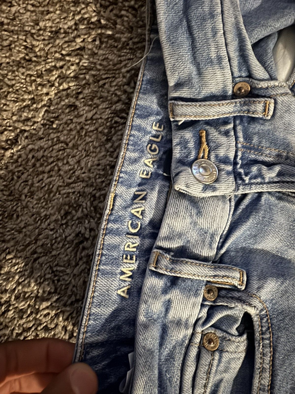 Other Blue denim, baggy, cargo jeans Size 28" / US 6 / IT 42 - 4 Thumbnail
