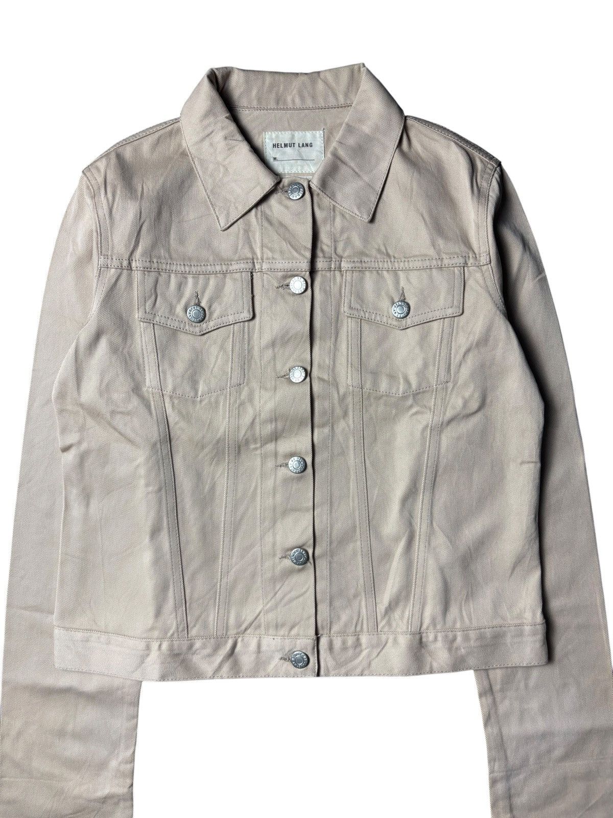 Helmut Lang 1990s Helmut Lang Oversleeve Raw Silk Denim Jacket Deadstock Size US S / EU 44-46 / 1 - 2 Thumbnail