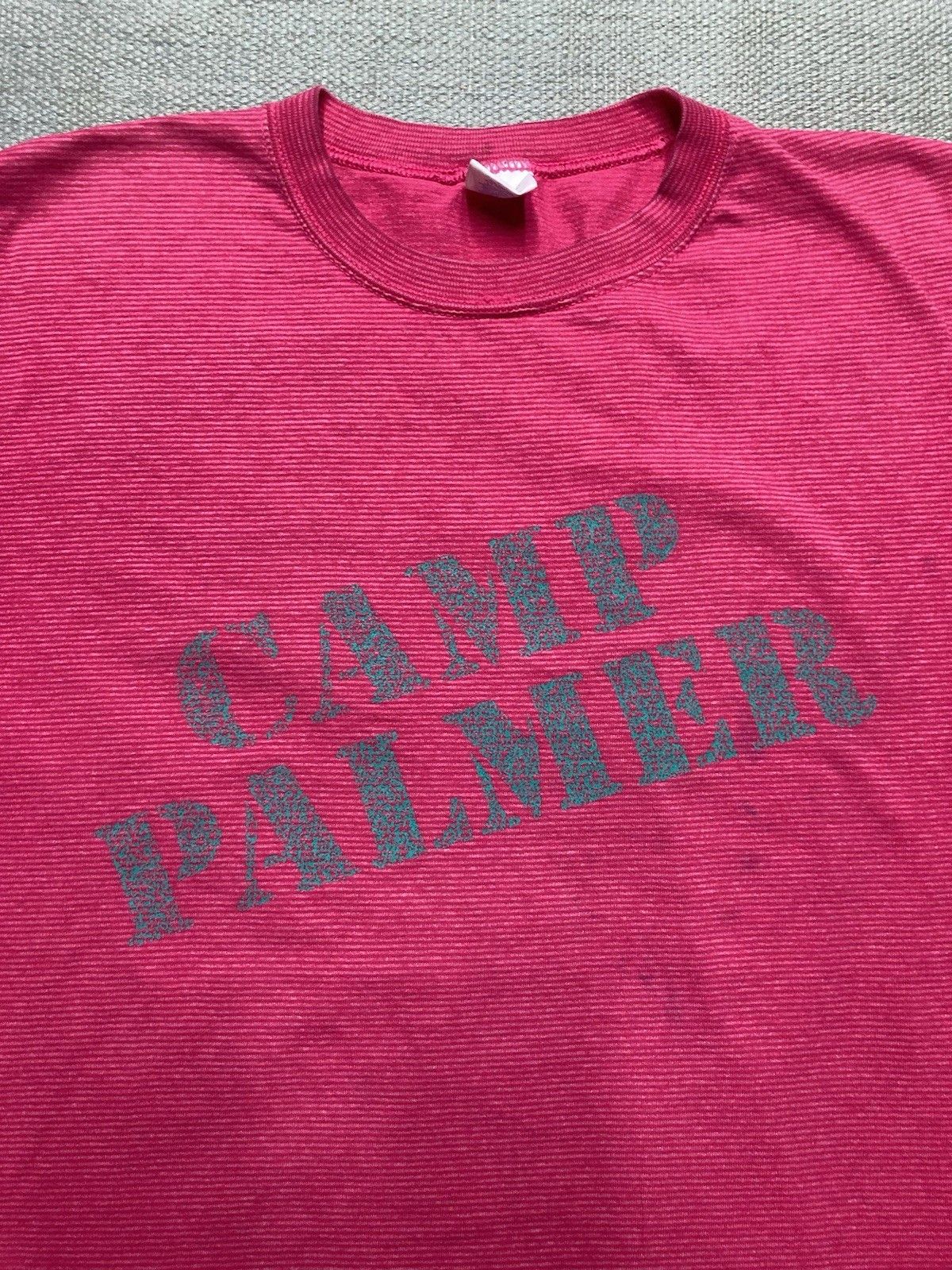 Velva Sheen × Vintage Vtg 90s t shirt camp Palmer ohio 4-H farm skunk man Large Size US L / EU 52-54 / 3 - 2 Thumbnail