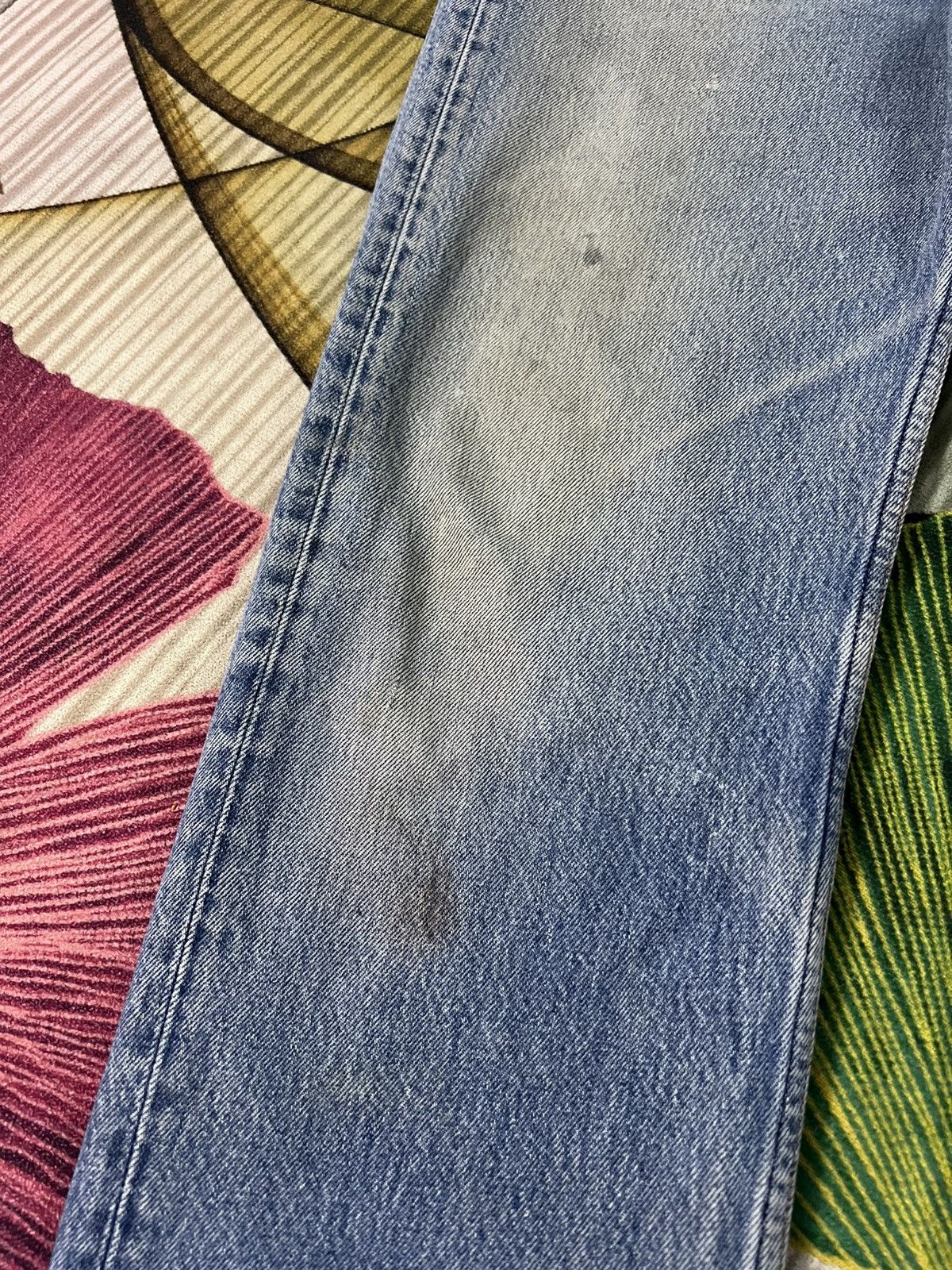 Levi's 💥Vintage 90’s Levis 501xx Distress Mud Wash Jean USA Size US 32 / EU 48 - 6 Thumbnail