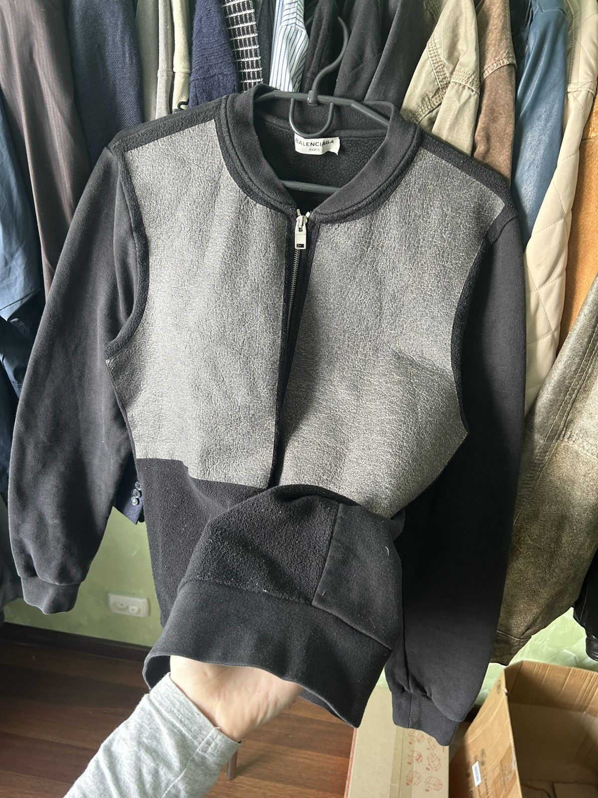 Balenciaga SS2014 Balenciaga Paris Luxury Zip Up Sweater Men’s Size S Size US S / EU 44-46 / 1 - 6 Thumbnail