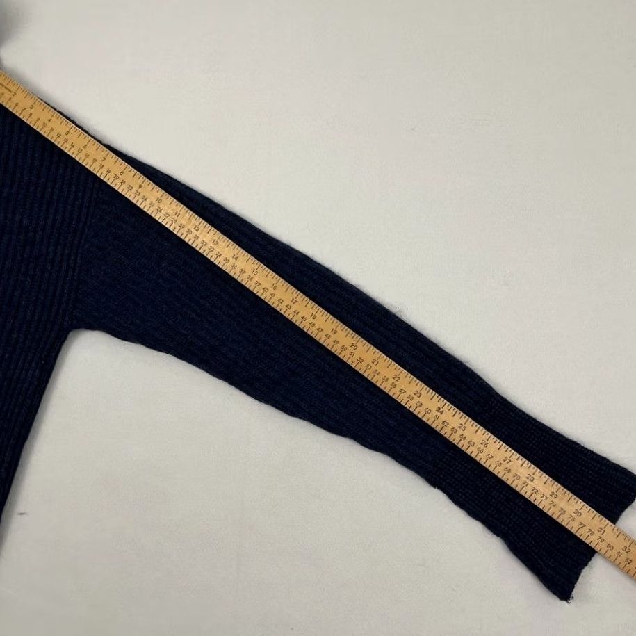 Barbour VINTAGE Barbour Hall Roll Collar Sweater Womens Size 14 Wool Alpaca Blue Turtleneck Prep Size XL / US 12-14 / IT 48-50 - 7 Thumbnail