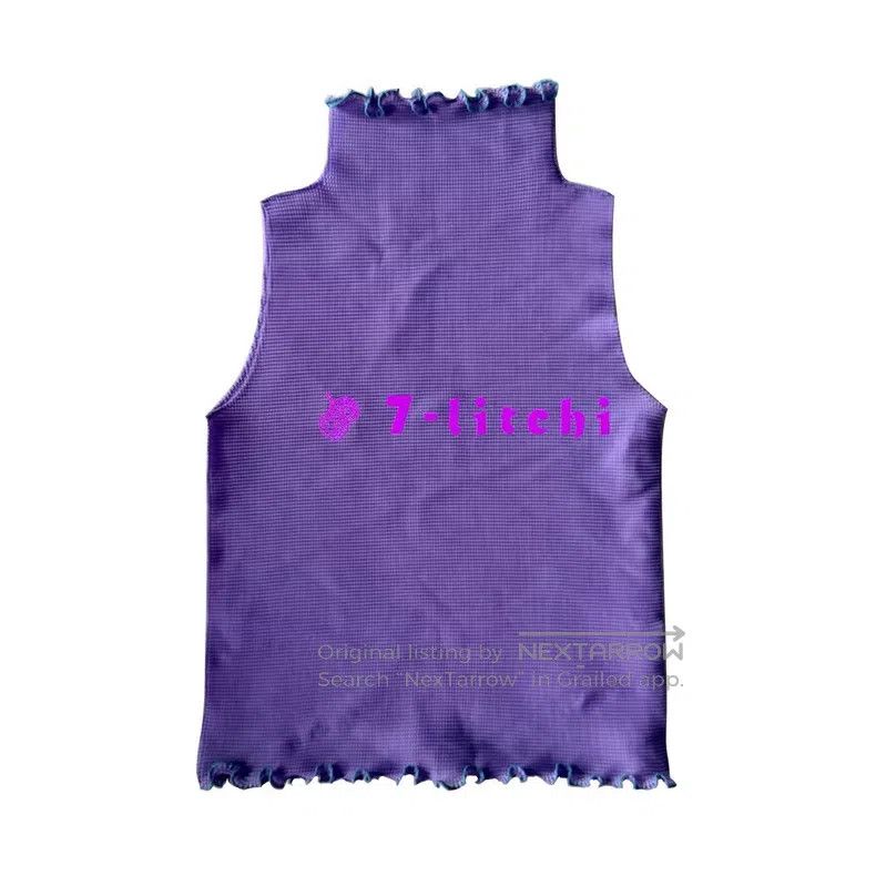 Issey Miyake Issey Miyake Purple Lace Ruched High-neck Sleeveless Top Size S / US 4 / IT 40 - 1 Thumbnail