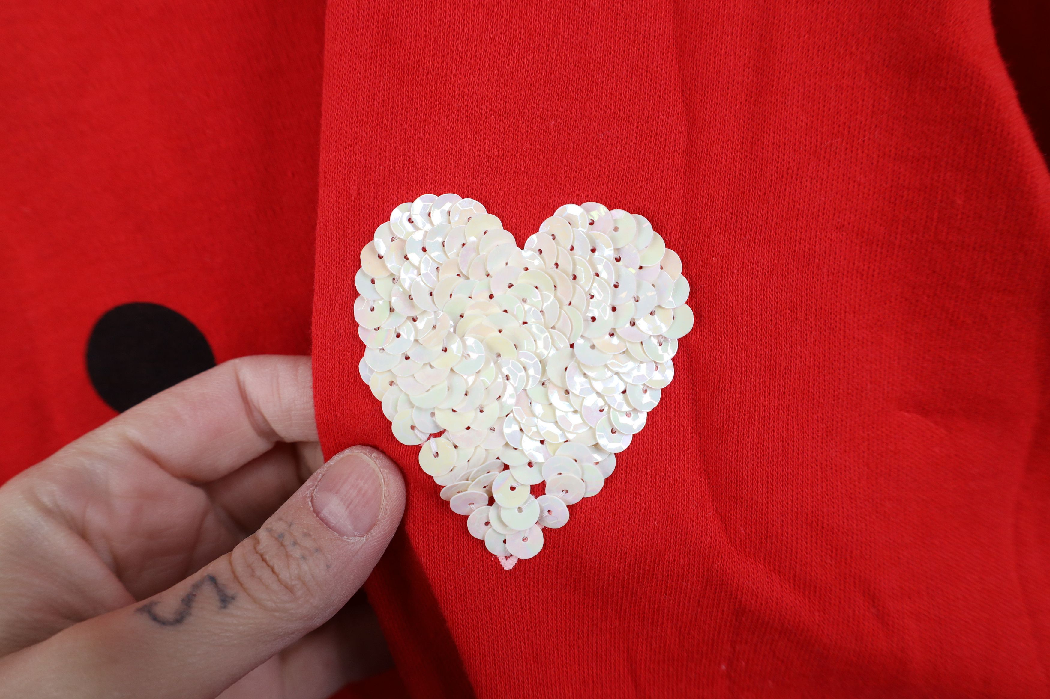 Vintage Vintage 80s 90s Sequin Card Suit Poker 3/4 Sleeve T-Shirt Size XXL / US 16-18 / IT 52-54 - 10 Thumbnail