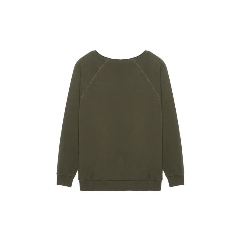 Celine o1bcso1str0924 Sweatshirt In Cotton Fleece in Dark Khaki Size US XS / EU 42 / 0 - 2 Thumbnail