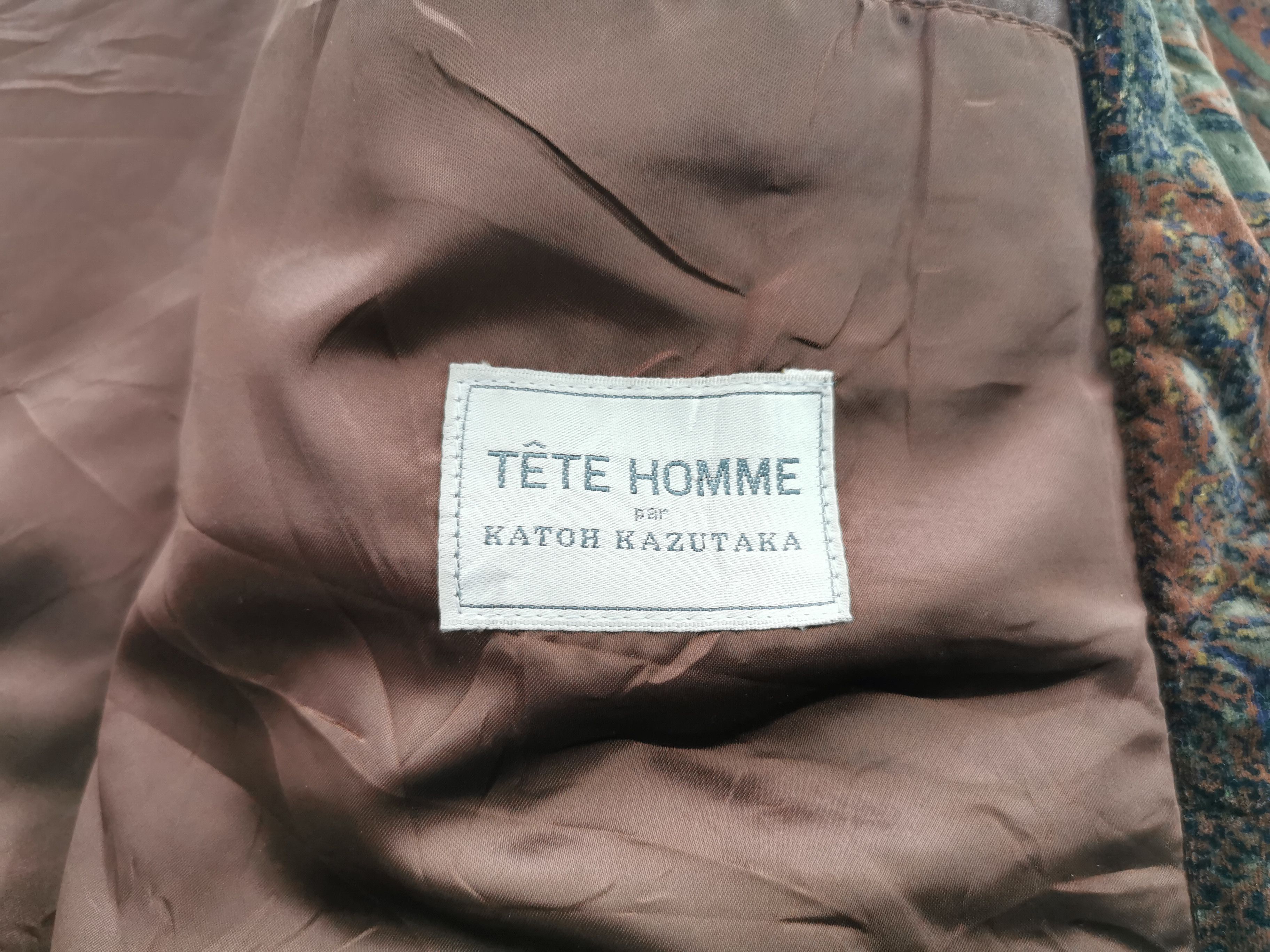 Tete Homme Tete Homme Issey Miyake Katoh Kazutaka Varsity Jacket Size US L / EU 52-54 / 3 - 5 Thumbnail