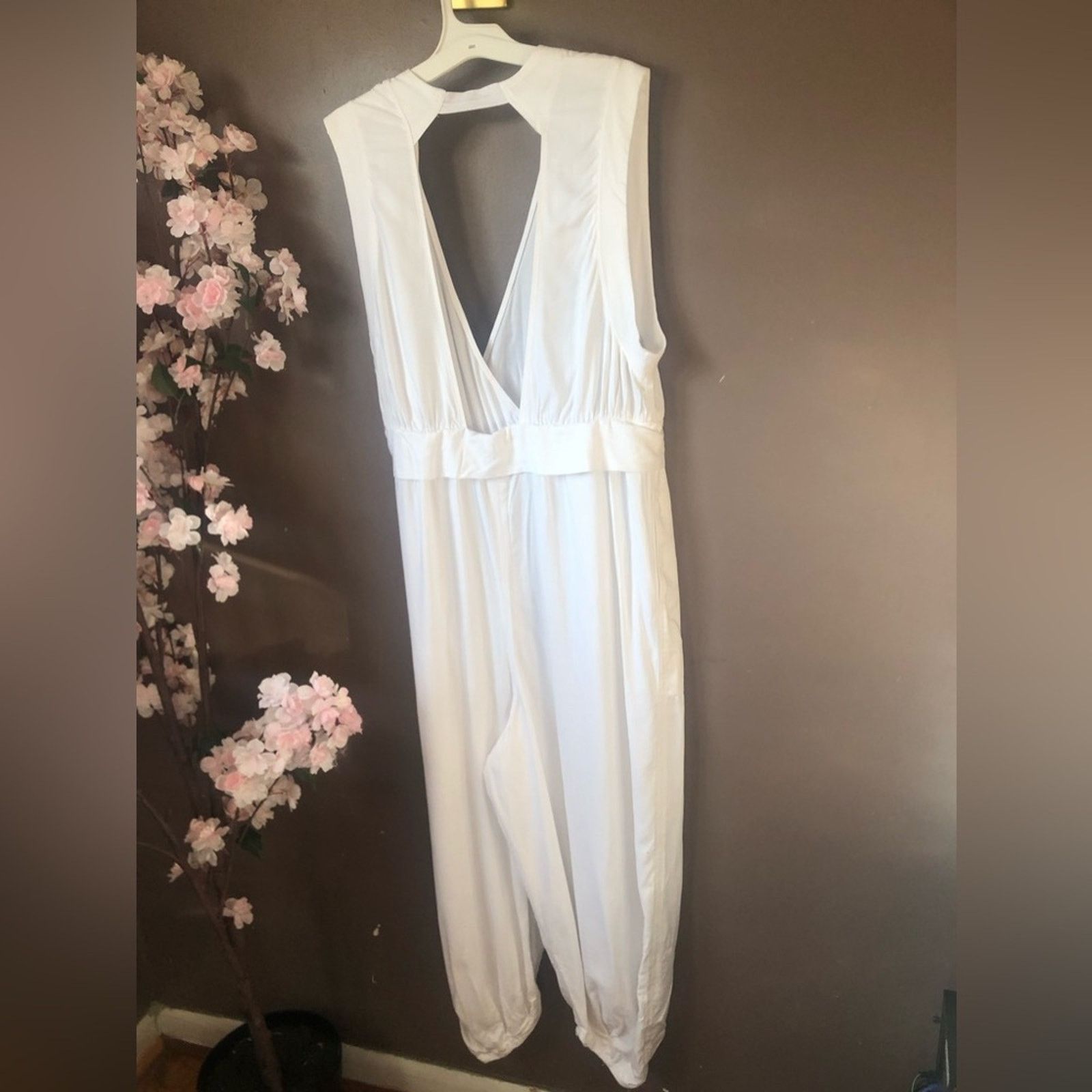Free People White romper jumper one piece set Size 25" / US 0 / IT 36 - 4 Thumbnail