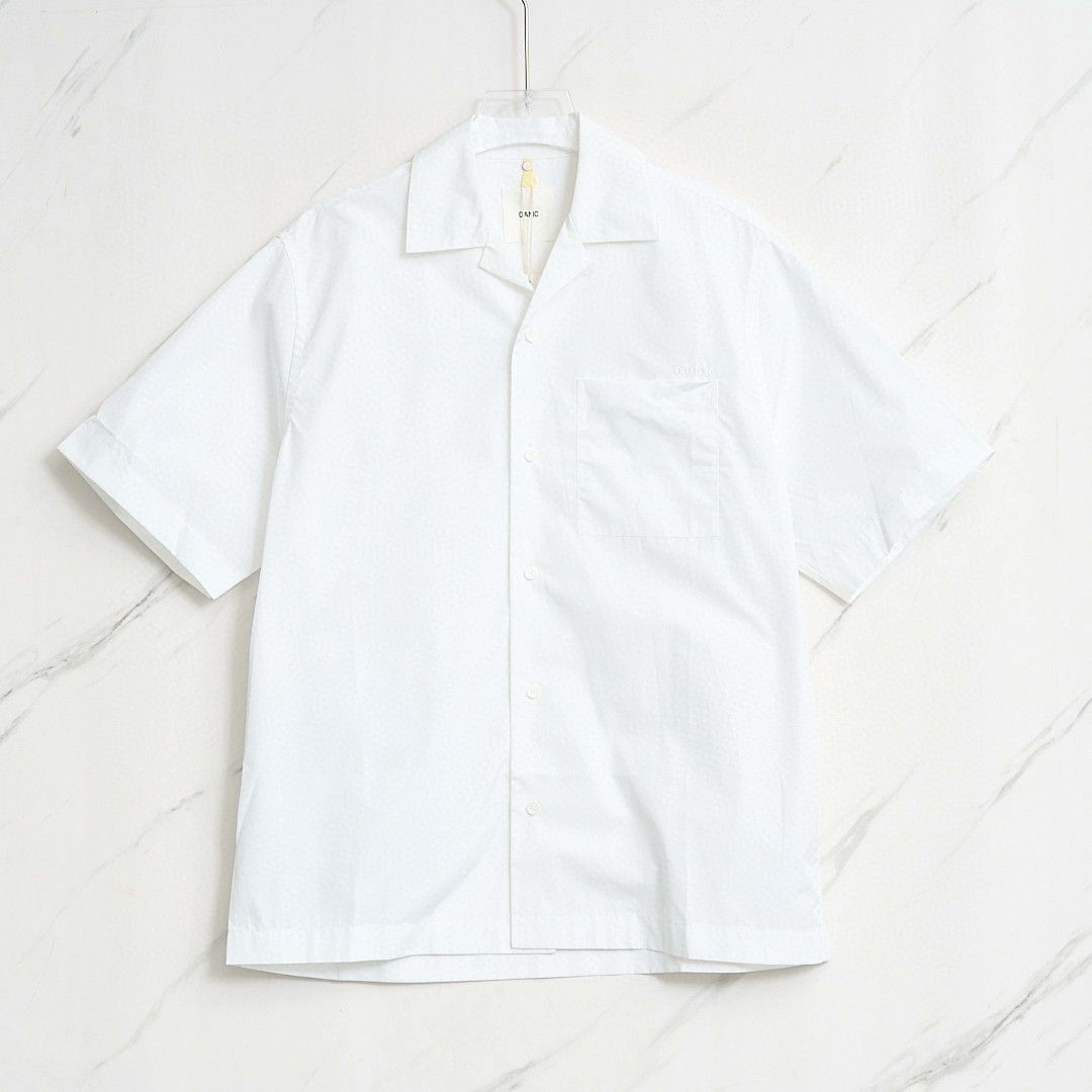 OAMC OAMC Men's Logo Embroidered Collared Shirt Size US M / EU 48-50 / 2 - 1 Thumbnail