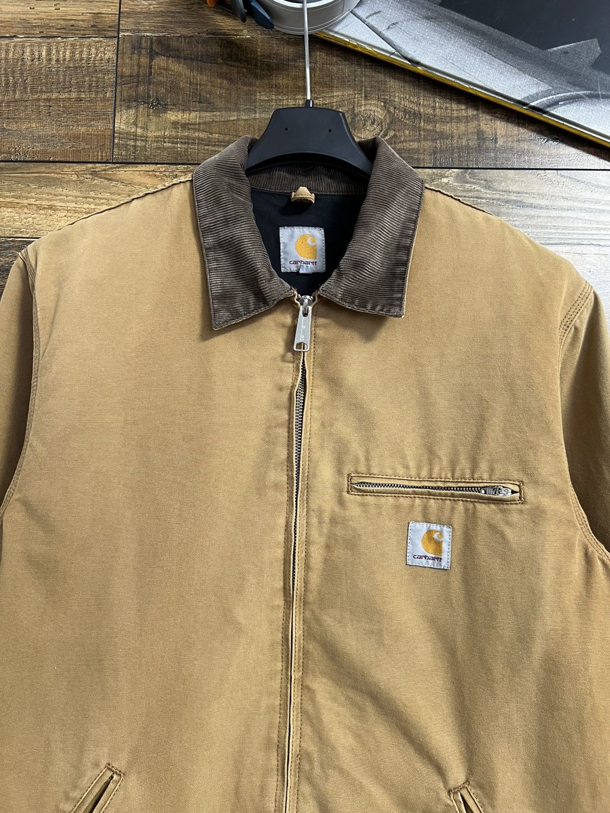 Carhartt CARHARTT DETROIT Jacket Vintage y2k FADED THRASHED Size US XL / EU 56 / 4 - 5 Thumbnail