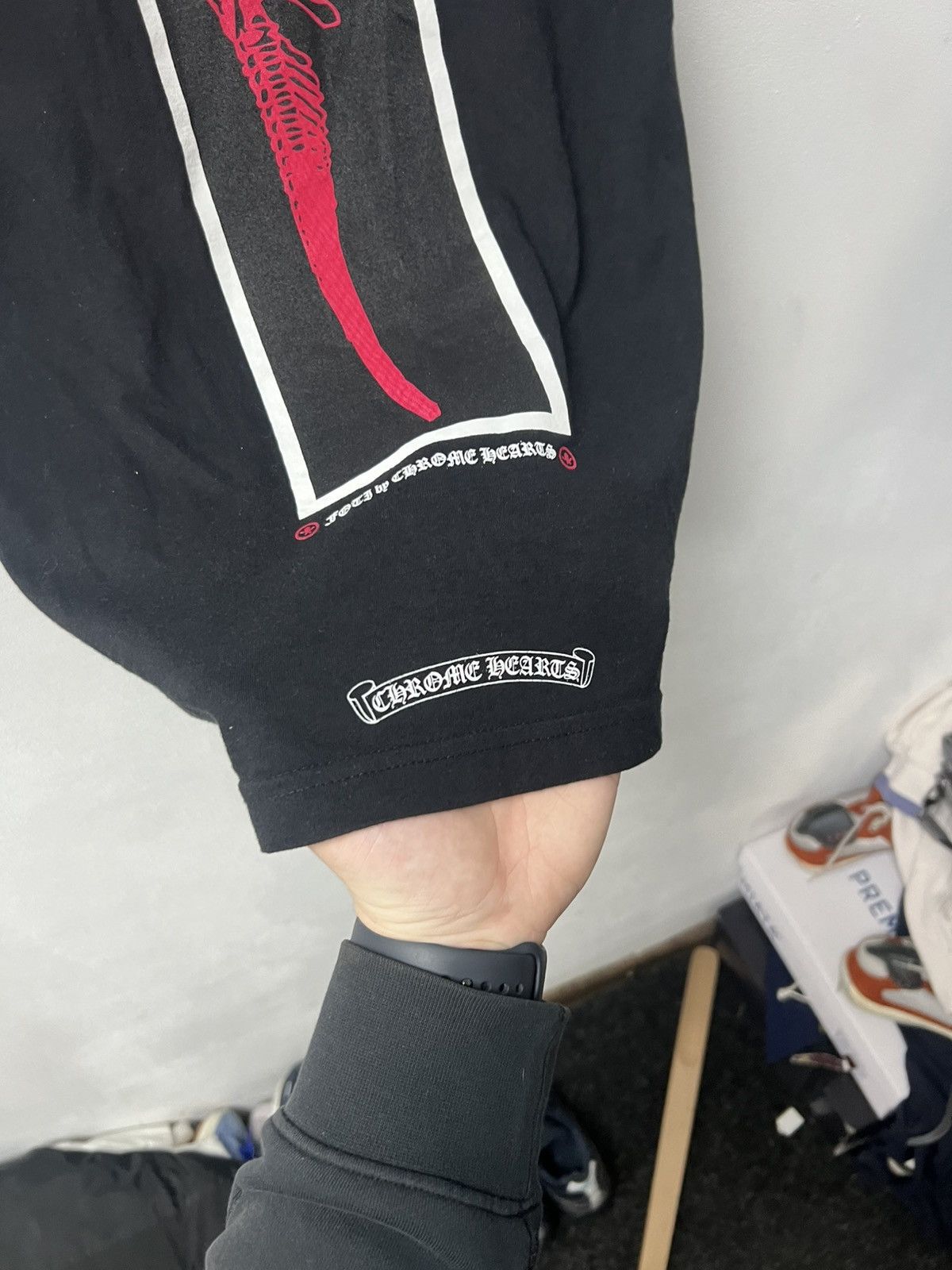 Chrome Hearts Chrome Hearts T-Shirt Miami Exclusive Size S Black Big Logo Size US S / EU 44-46 / 1 - 18 Thumbnail