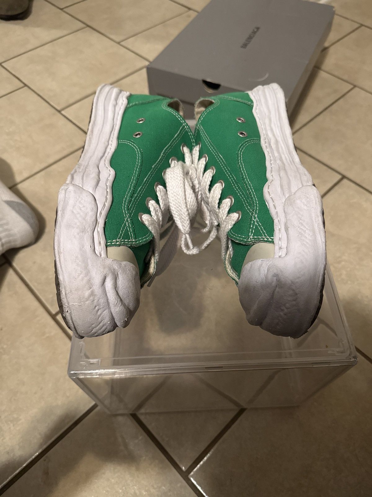 Maison MIHARA YASUHIRO Green Miharas Size US 12 / EU 45 - 4 Thumbnail