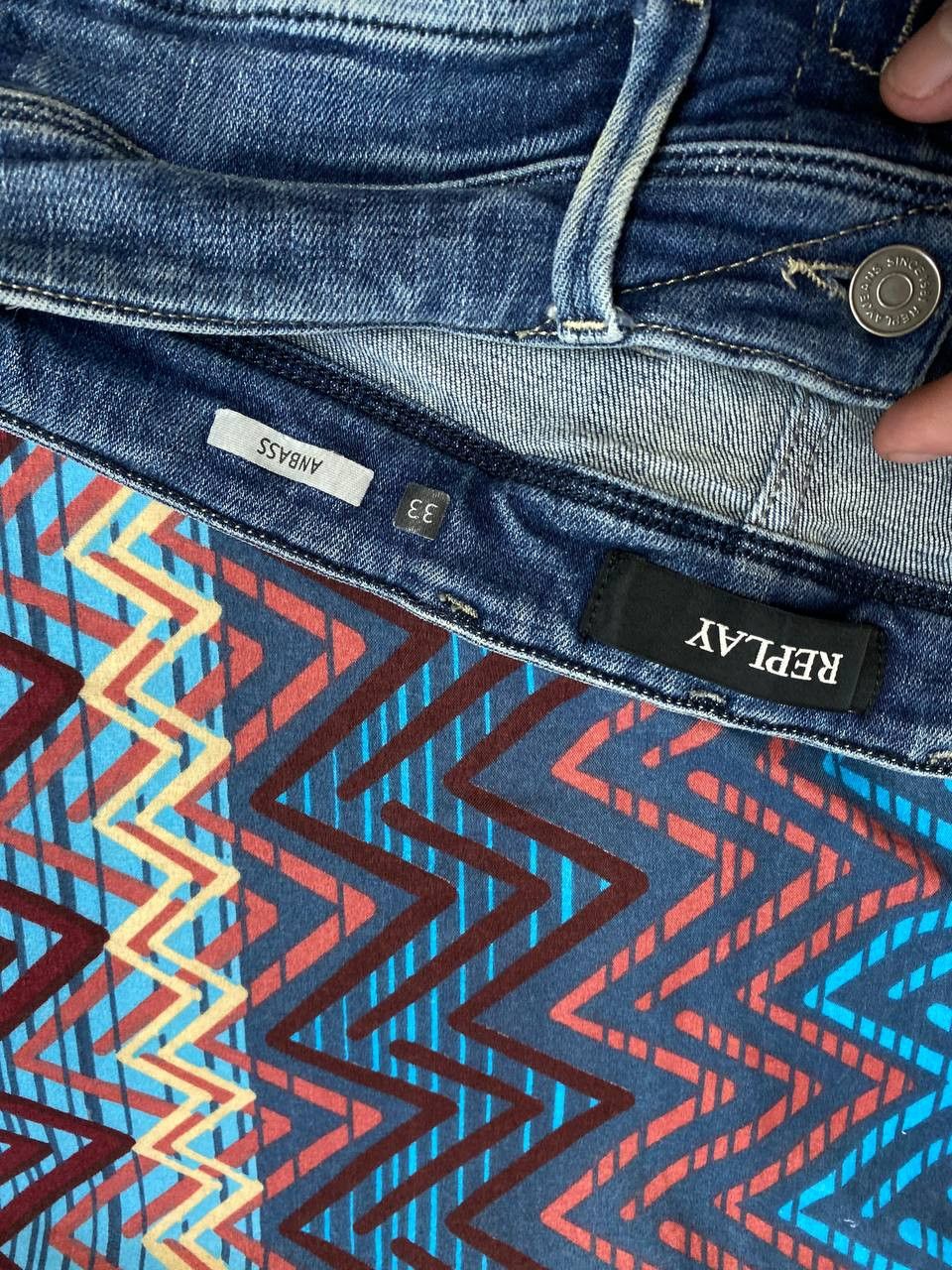 Replay × Vintage Y2K Baggy Wide Jeans Pants Bootcut Size US 33 - 14 Thumbnail