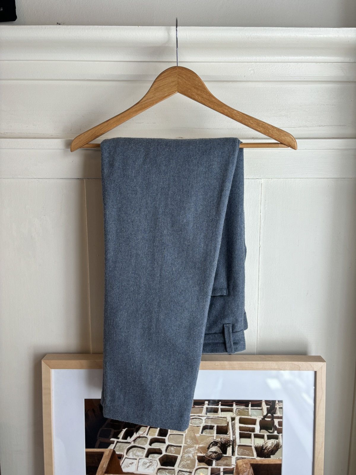 18 East Osman Suit - CADET BLUE HANDWOVEN Size 42R - 8 Thumbnail