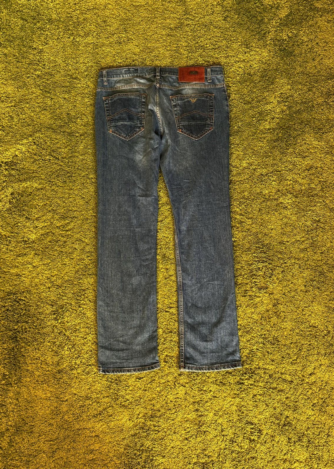 Armani × Giorgio Armani × Vintage Armani Jeans Y2K vintage jeans denim pants Size US 36 / EU 52 - 1 Thumbnail