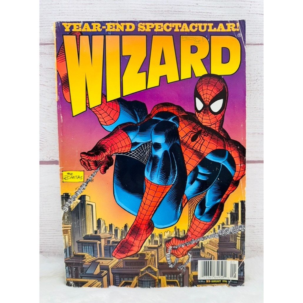 Marvel Comics Wizard: The Year Ender Spiderman Magazine Issue #53 (Jan 199 Size ONE SIZE - 1 Thumbnail