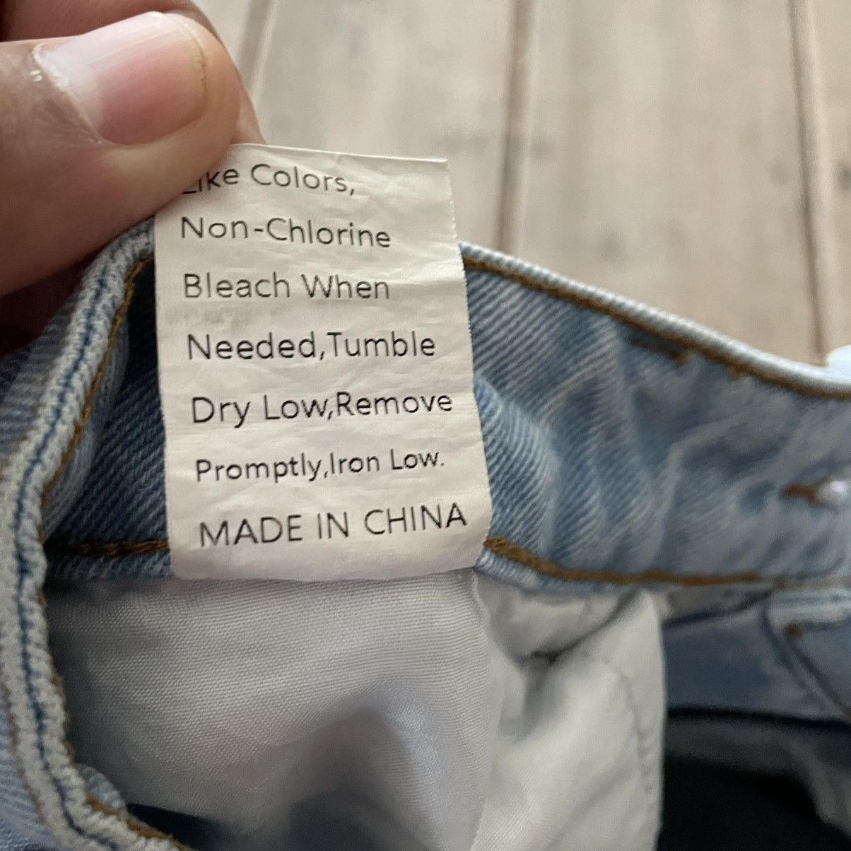 Japanese Brand 🔥🇯🇵Rare Unbrand Hagi Stylish Distress Women Denim Jeans Size 28" / US 6 / IT 42 - 12 Thumbnail
