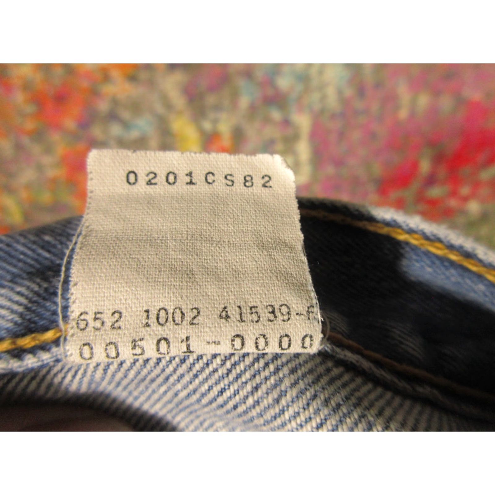 Levi's VINTAGE Levi's 501 Jeans Denim Pants Classic Button Fly Original Fit Men 35x34 Blue Mid Wash Distressed 501 Model USA American Size US 35 - 5 Thumbnail