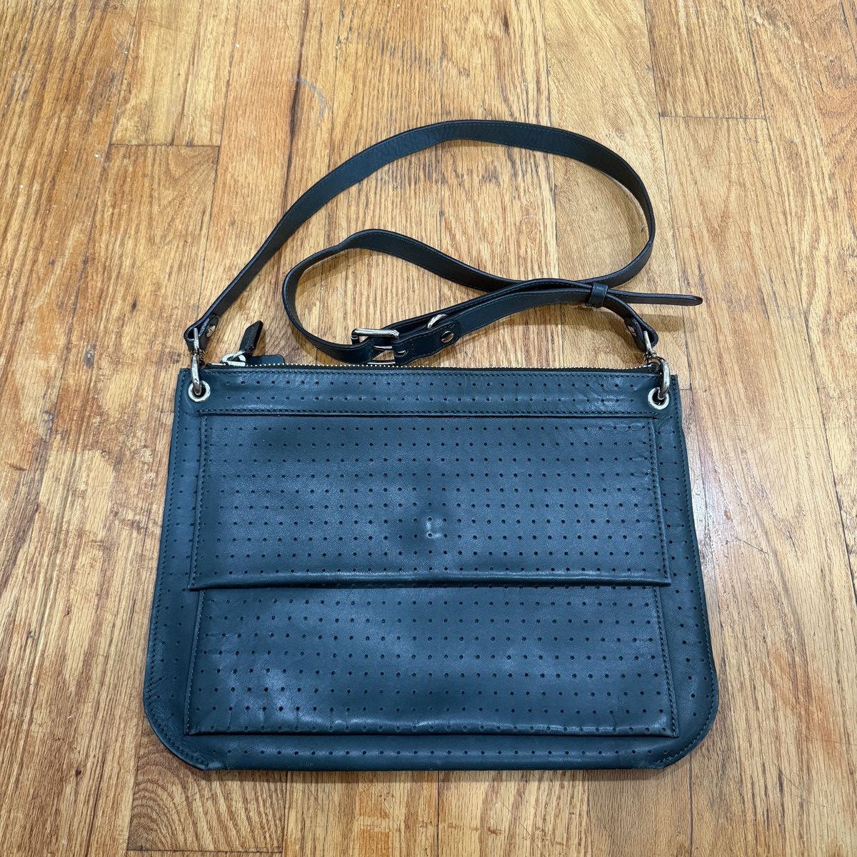 Marni Marni multi pocket perforated leather cross body bag Size ONE SIZE - 1 Thumbnail
