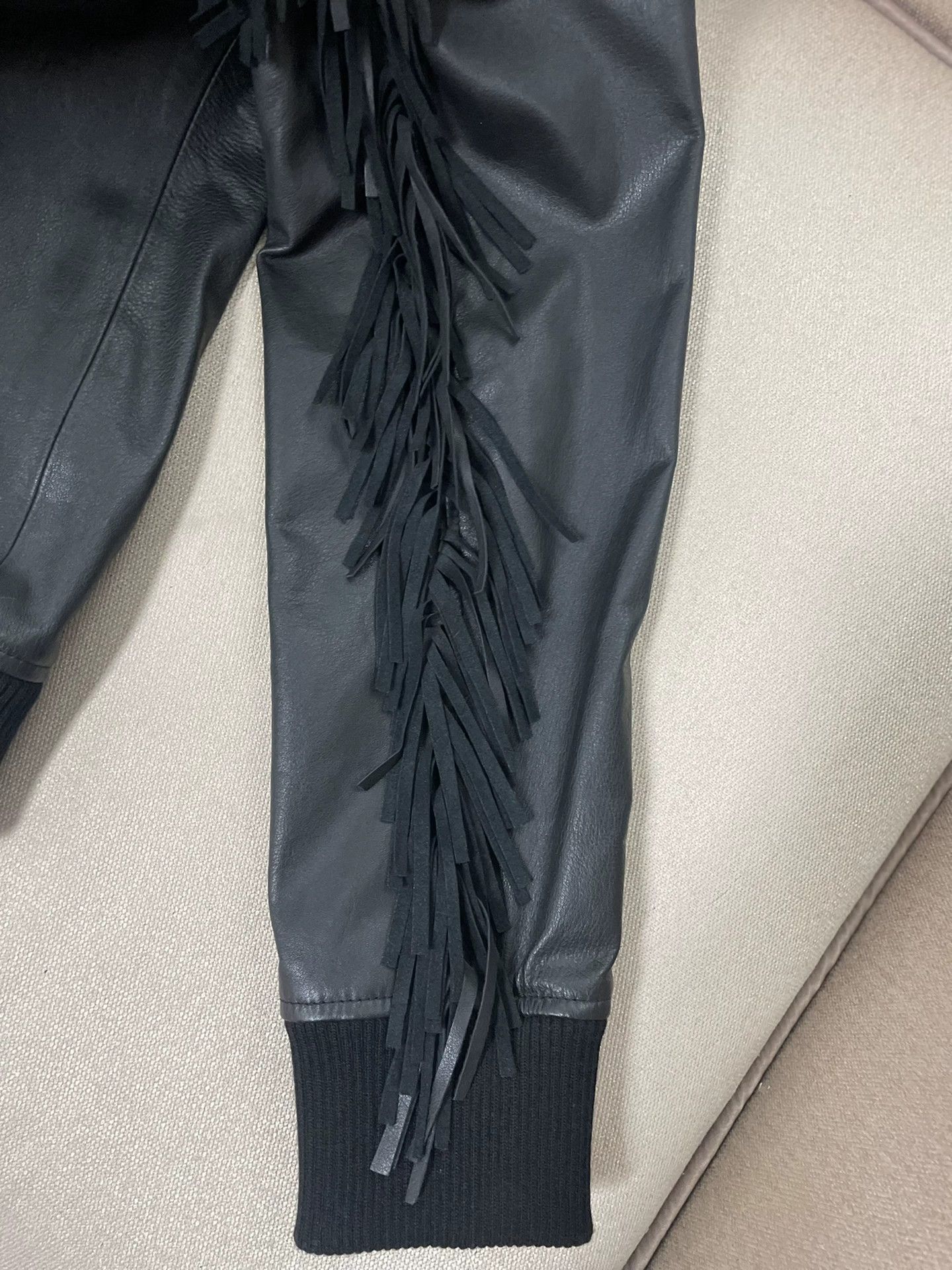 Vivienne Westwood Vivienne Westwood Man Leather Jacket with Fringe Size M / US 6-8 / IT 42-44 - 5 Thumbnail