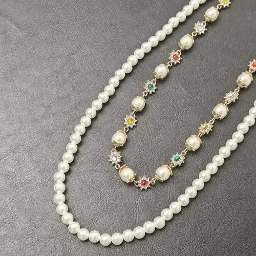 Jewelry Luxury Imitation Pearl Pants Chain Size ONE SIZE - 2 Thumbnail