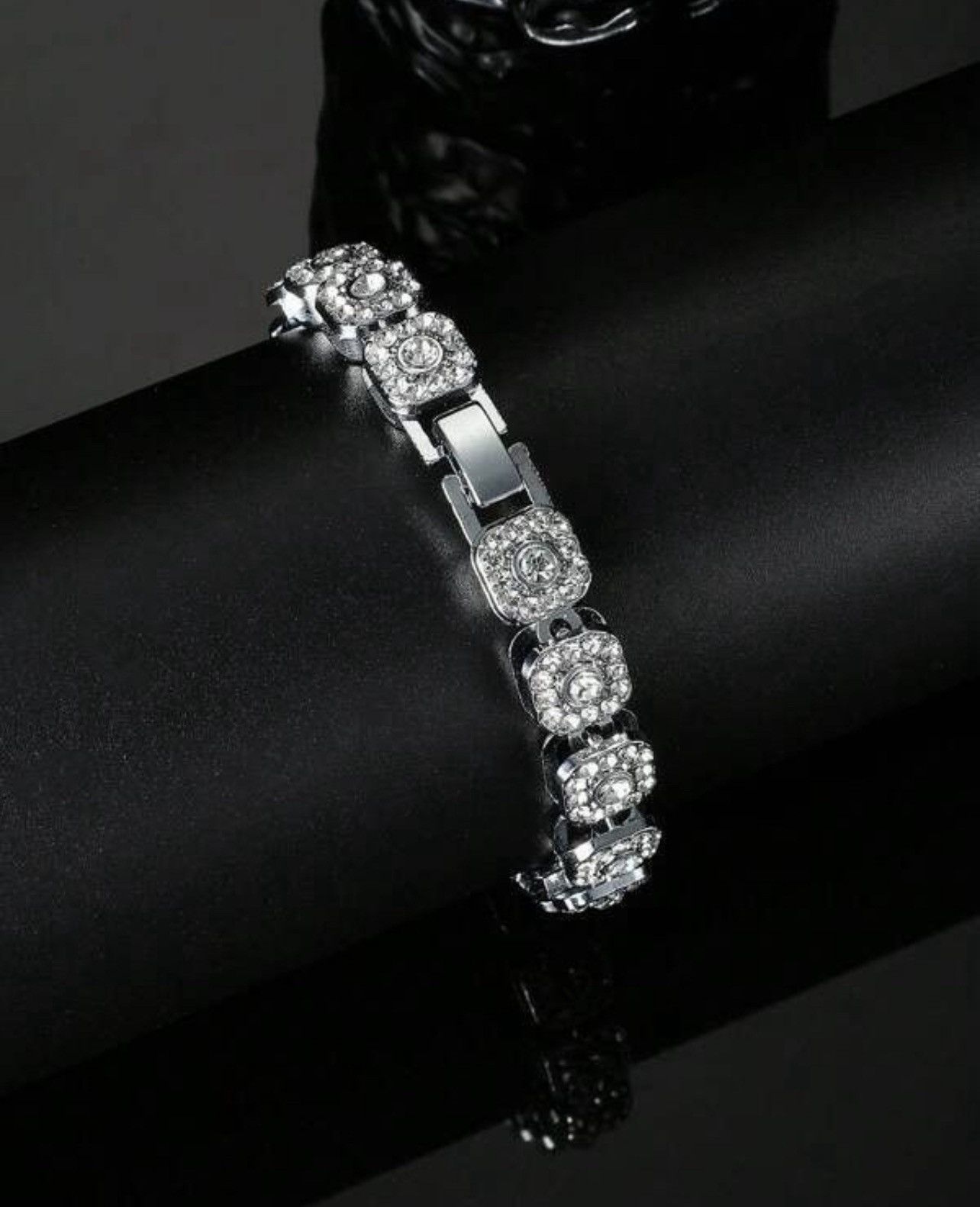 Other Zirconia Ice Bracelet Link Jewelry Crystal Drip Size ONE SIZE - 2 Thumbnail