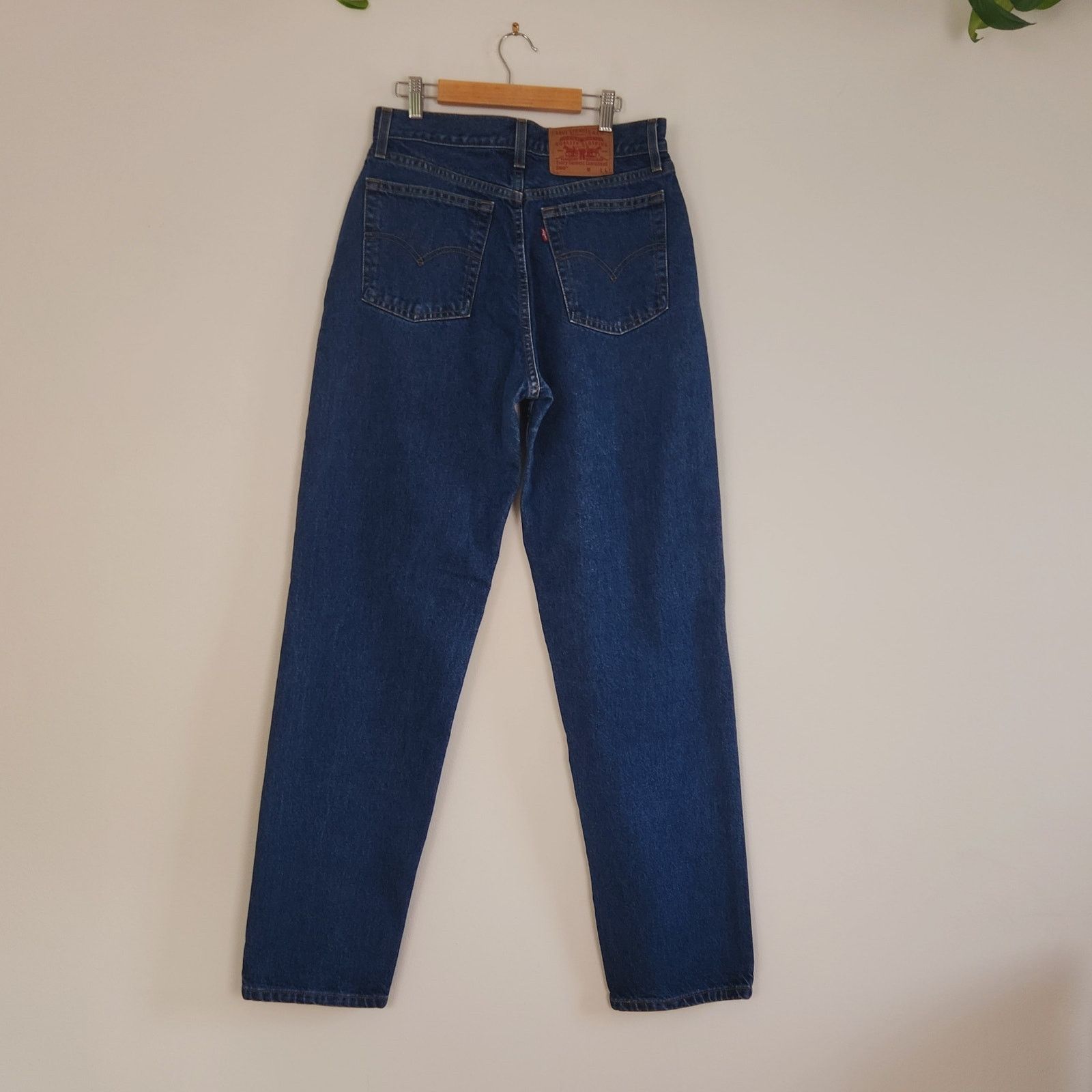 Levi's Levis 560 Straight Leg Jeans Medium Dark Wash Denim 10 long Size 32" / US 10 / IT 46 - 4 Thumbnail