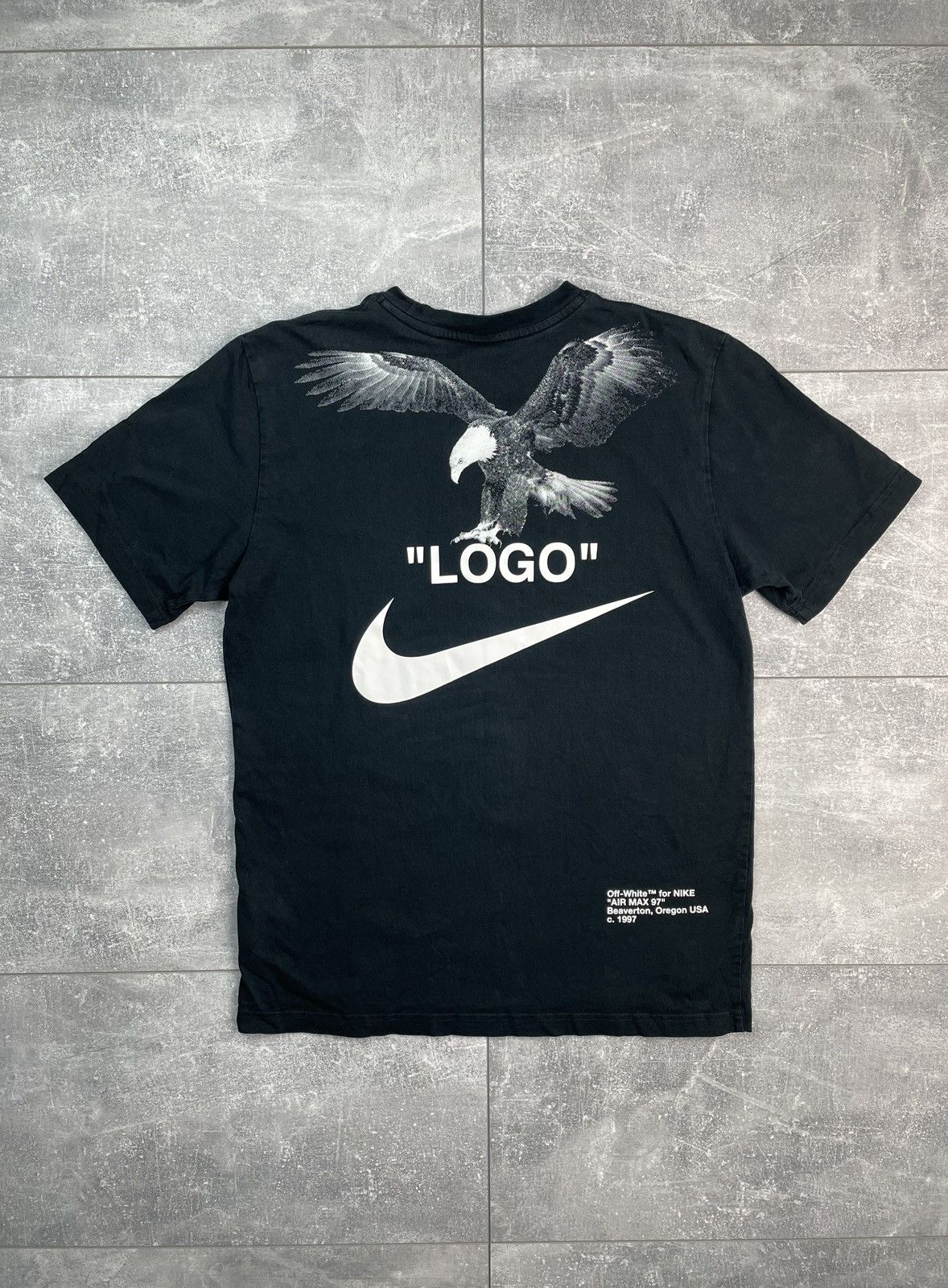 Nike off white shirt eagle online