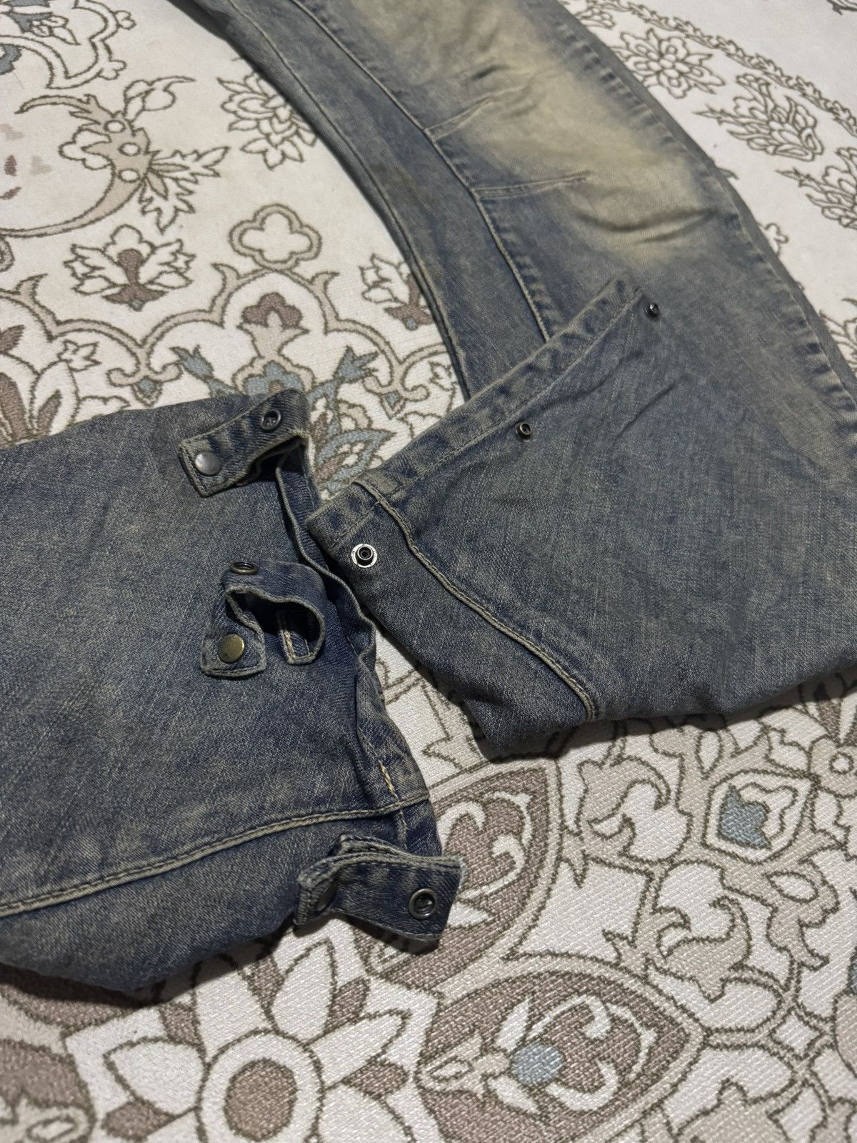 If Six Was Nine × Le Grande Bleu (L.G.B.) × PPFM PPFM Performance Denim J Curve Tactical Pocket Jeans Size US 34 / EU 50 - 4 Thumbnail