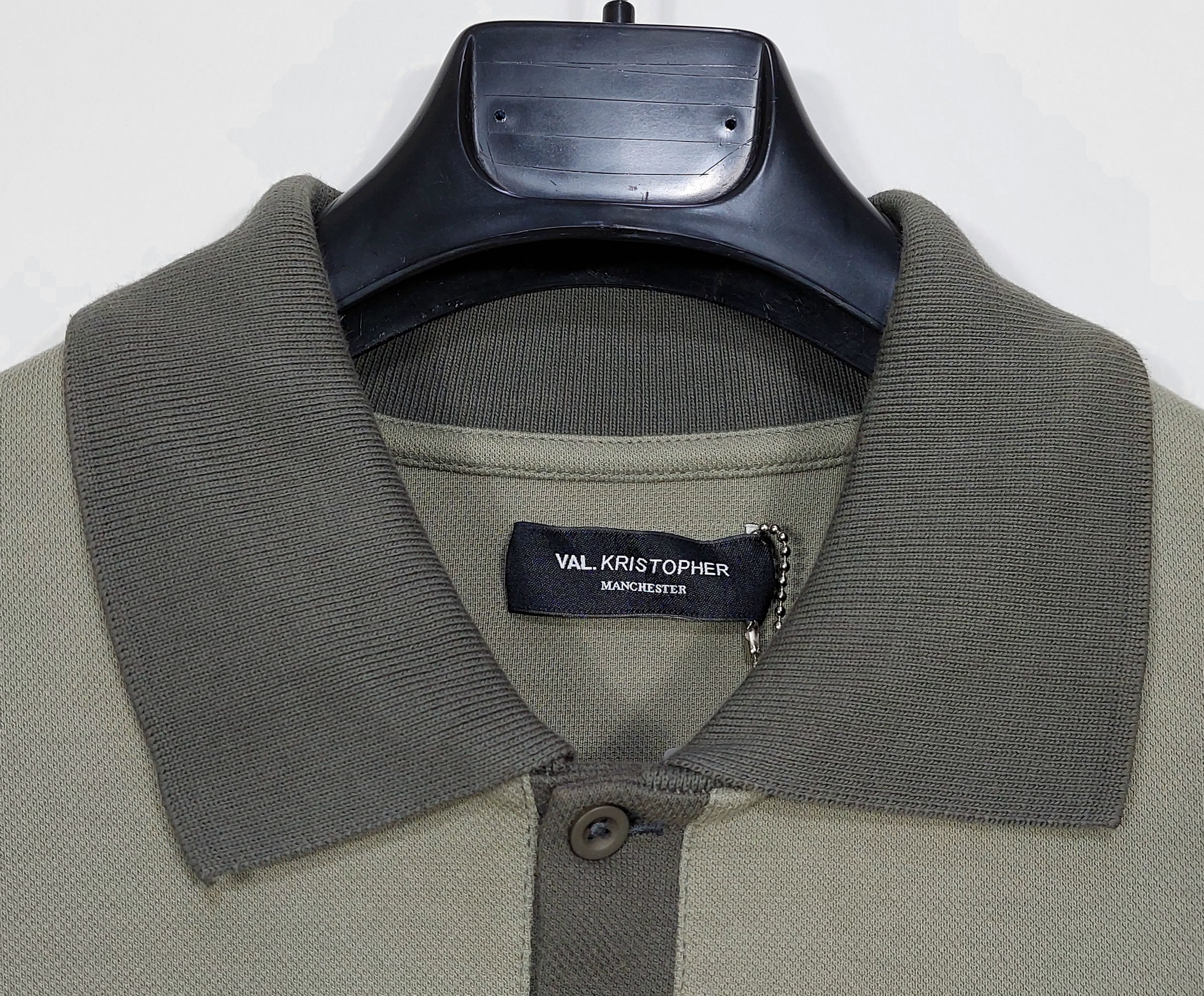 Val Kristopher two toned polo shirt - green M Size US M / EU 48-50 / 2 - 2 Thumbnail
